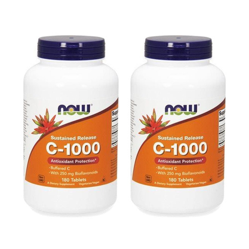 NOW Vitamin C-1000 Complex Buffered - 2x 180tabs