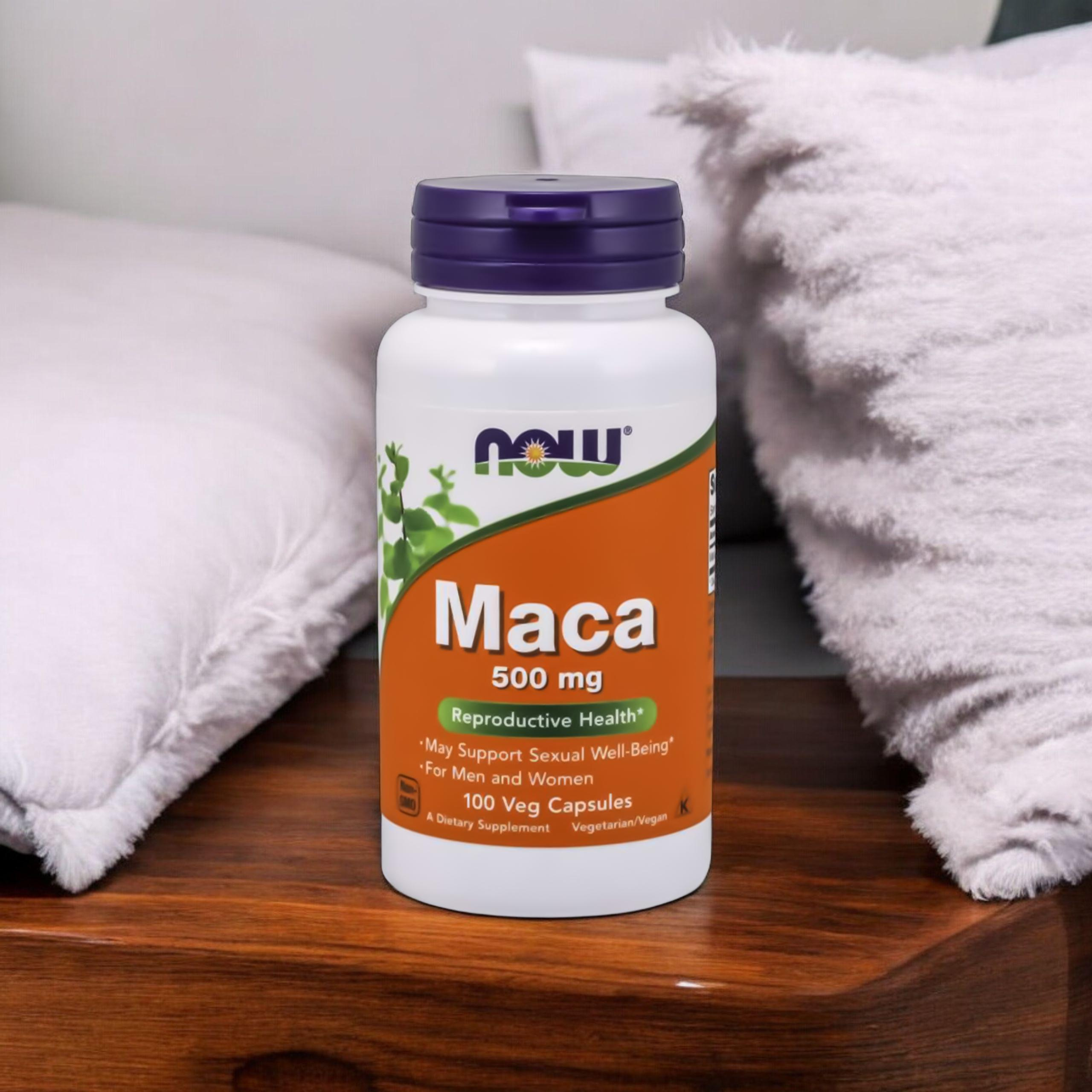 NOW Maca 500mg - 3x 100vcaps