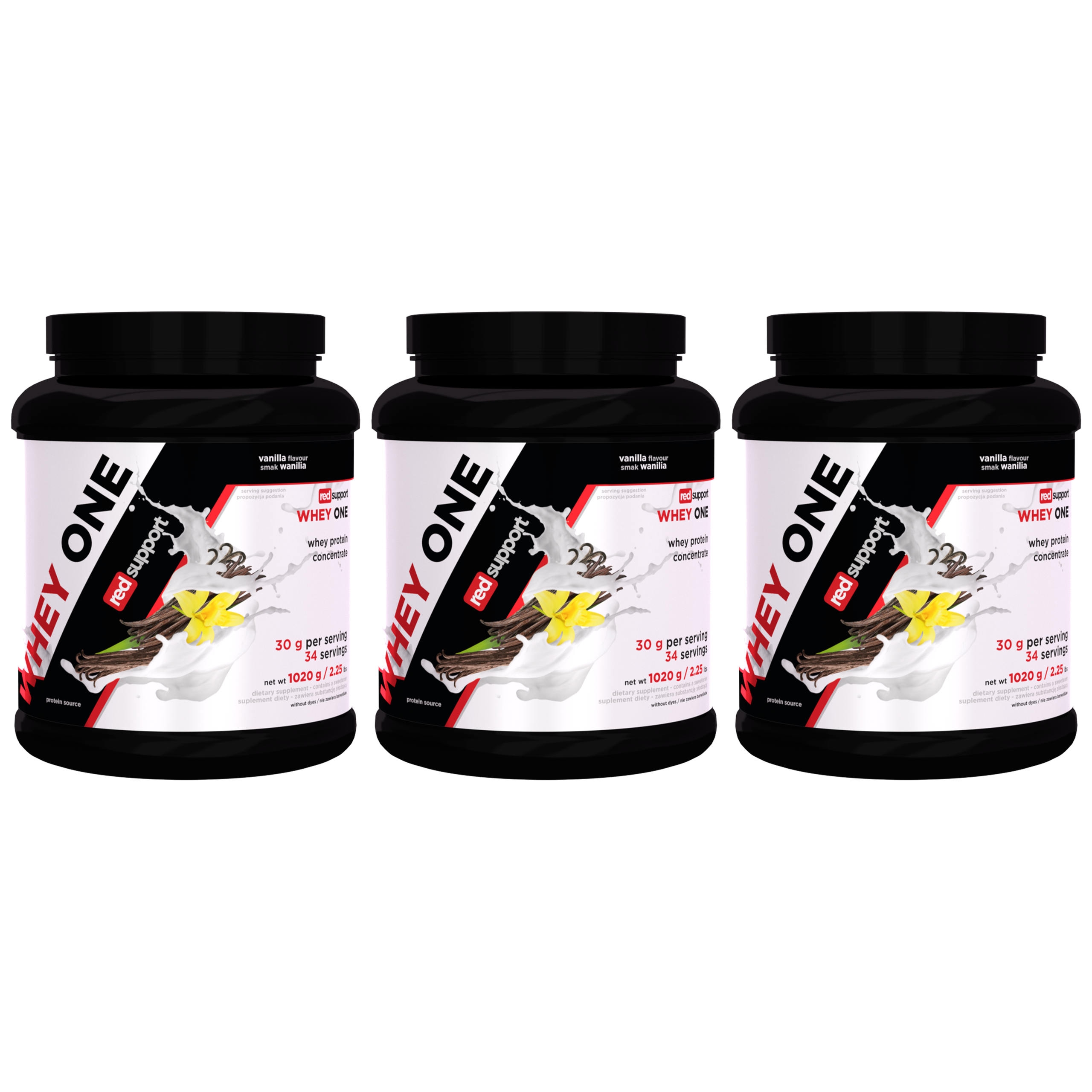 RED SUPPORT Whey One - 3x 1020g