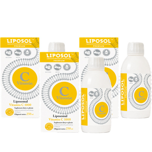 ALINESS - Liposol - Liposomal Vitamin C 1000 - 3x 250ml