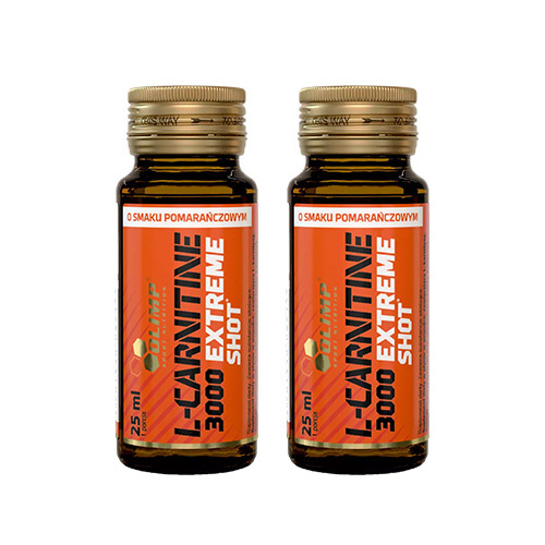 OLIMP L-Carnitine 3000 Extreme Shot - 2x 25ml - Orange