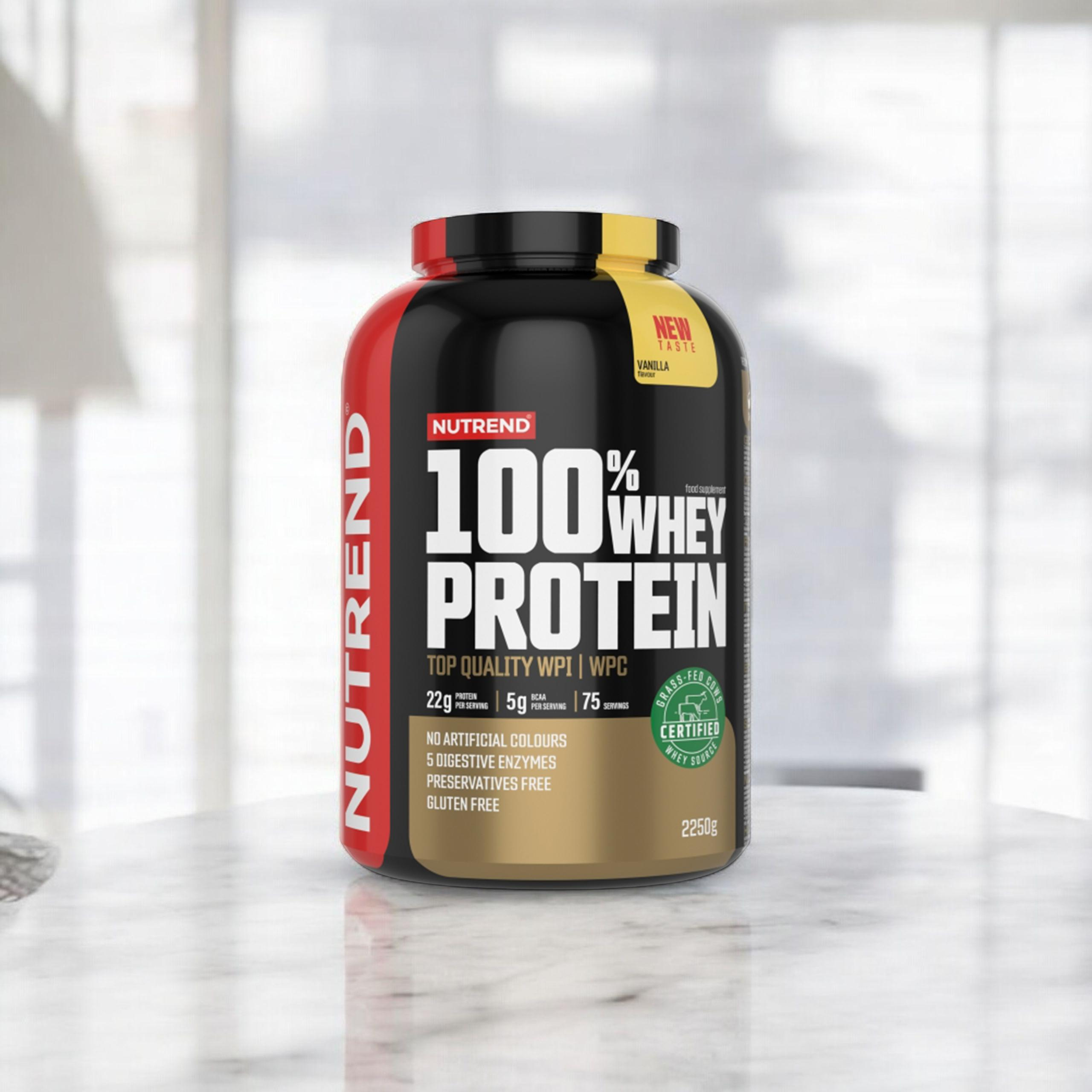 NUTREND 100% Whey Protein - 3x 2250g