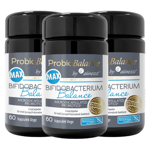 ALINESS - ProbioBALANCE Max Bifidobacterium 10mld - 60vcaps. x3