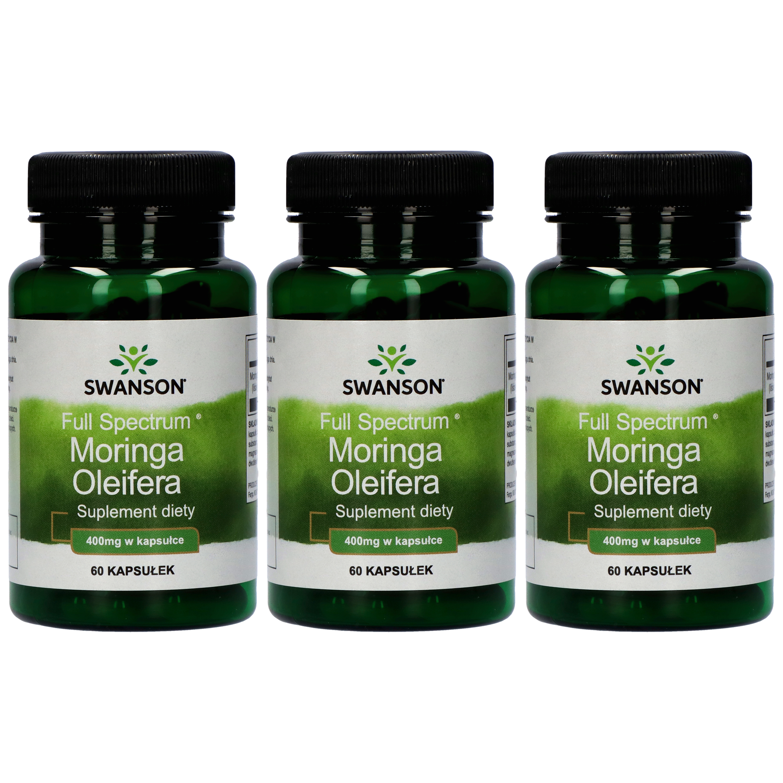 SWANSON Full Spectrum Moringa Oleifera 400mg - 3x 60caps