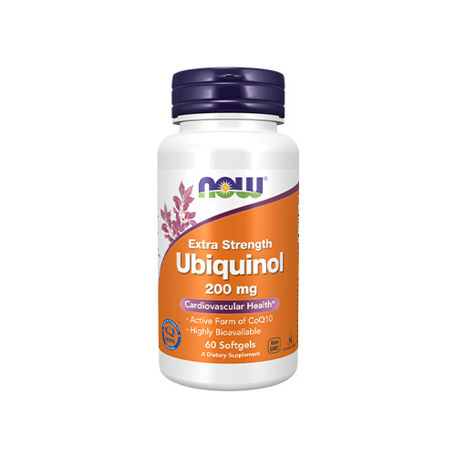 NOW Ubiquinol Extra Strength 200mg - 3x 60softgels