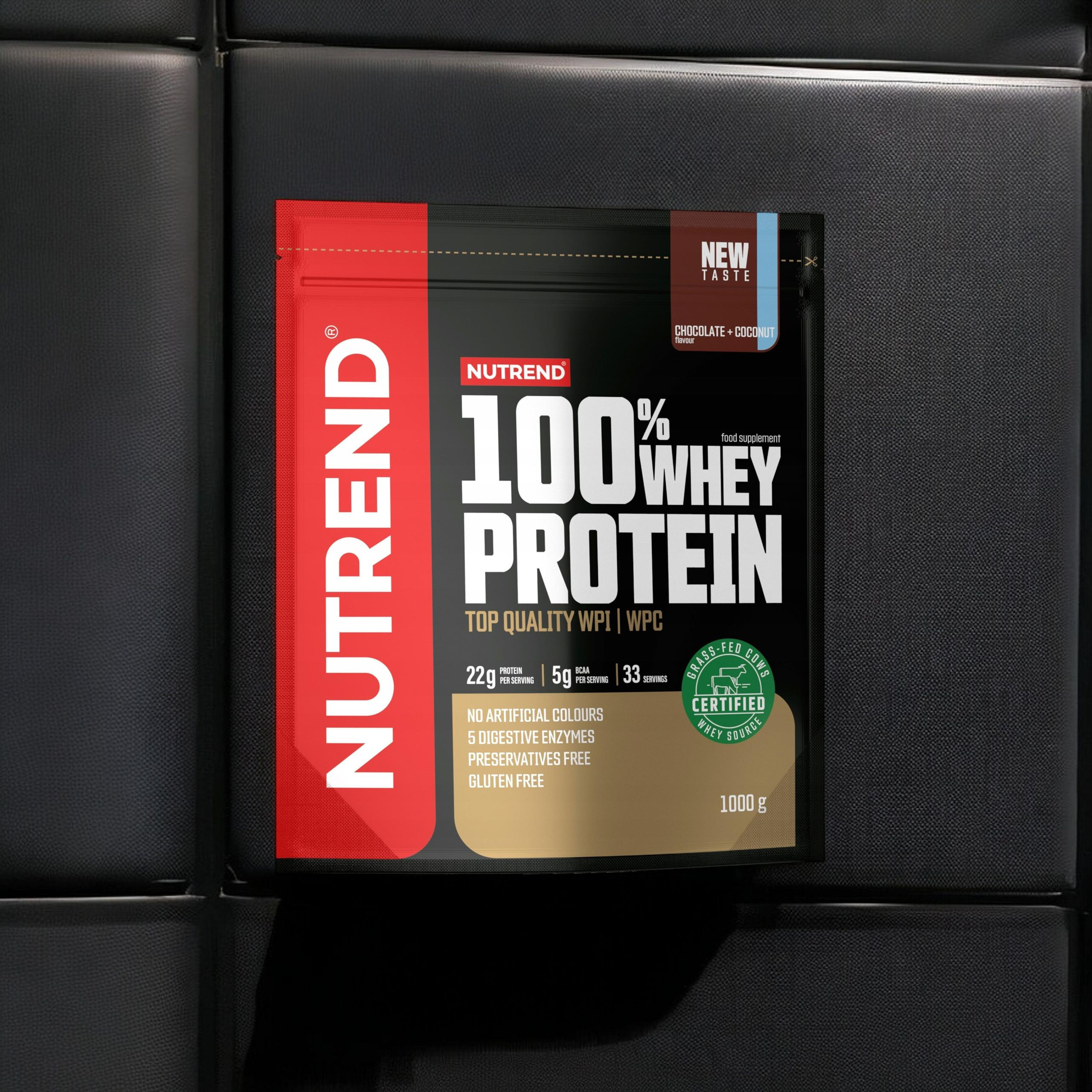 NUTREND 100% Whey Protein - 2x 1000g