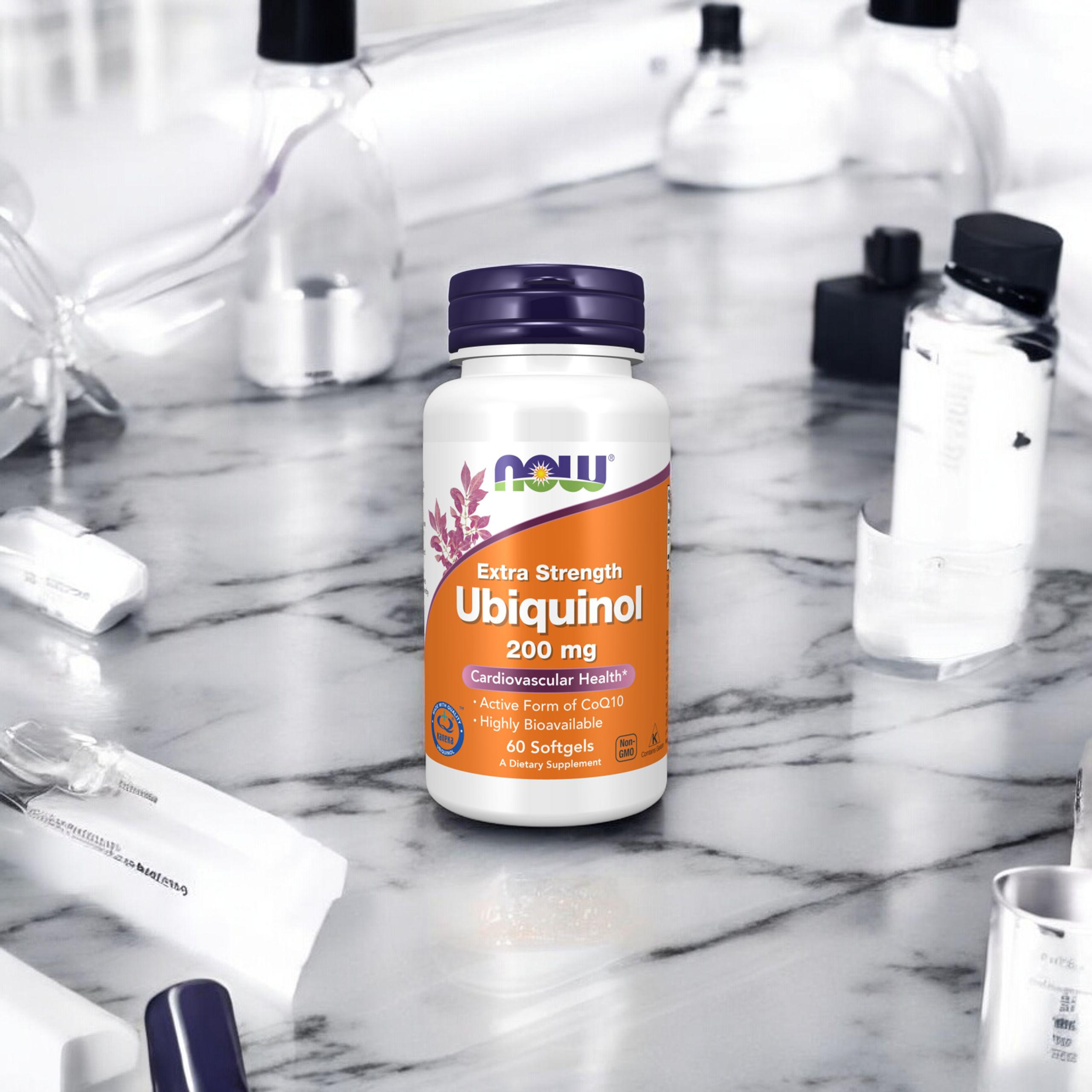 NOW Ubiquinol Extra Strength 200mg - 2x 60softgels
