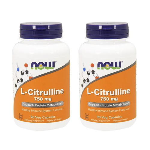 NOW L-Citrulline - 2x 90vegcaps