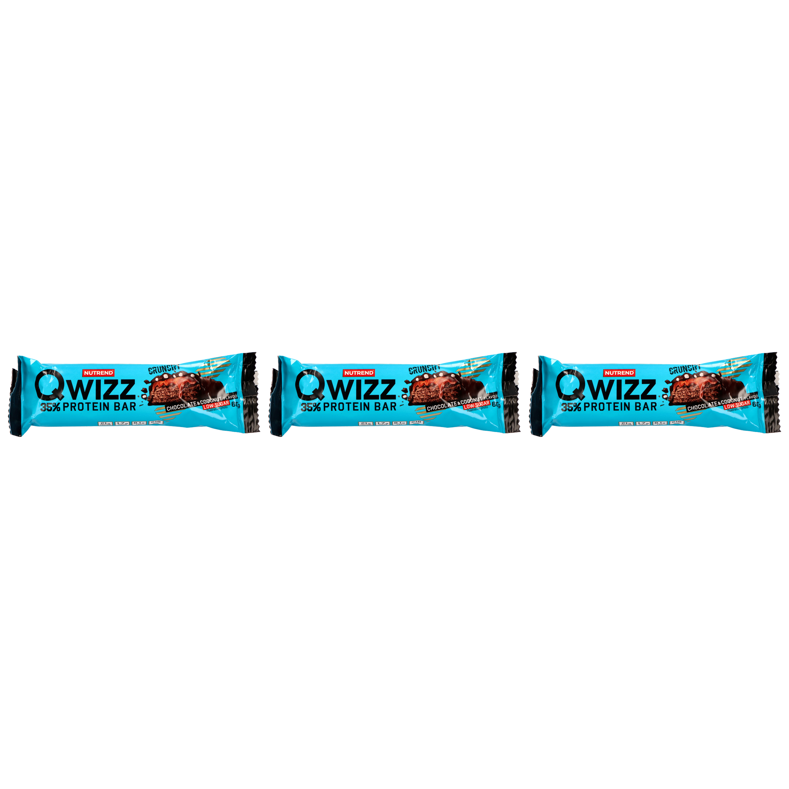NUTREND Baton QWIZZ Protein Bar - 3x 60g