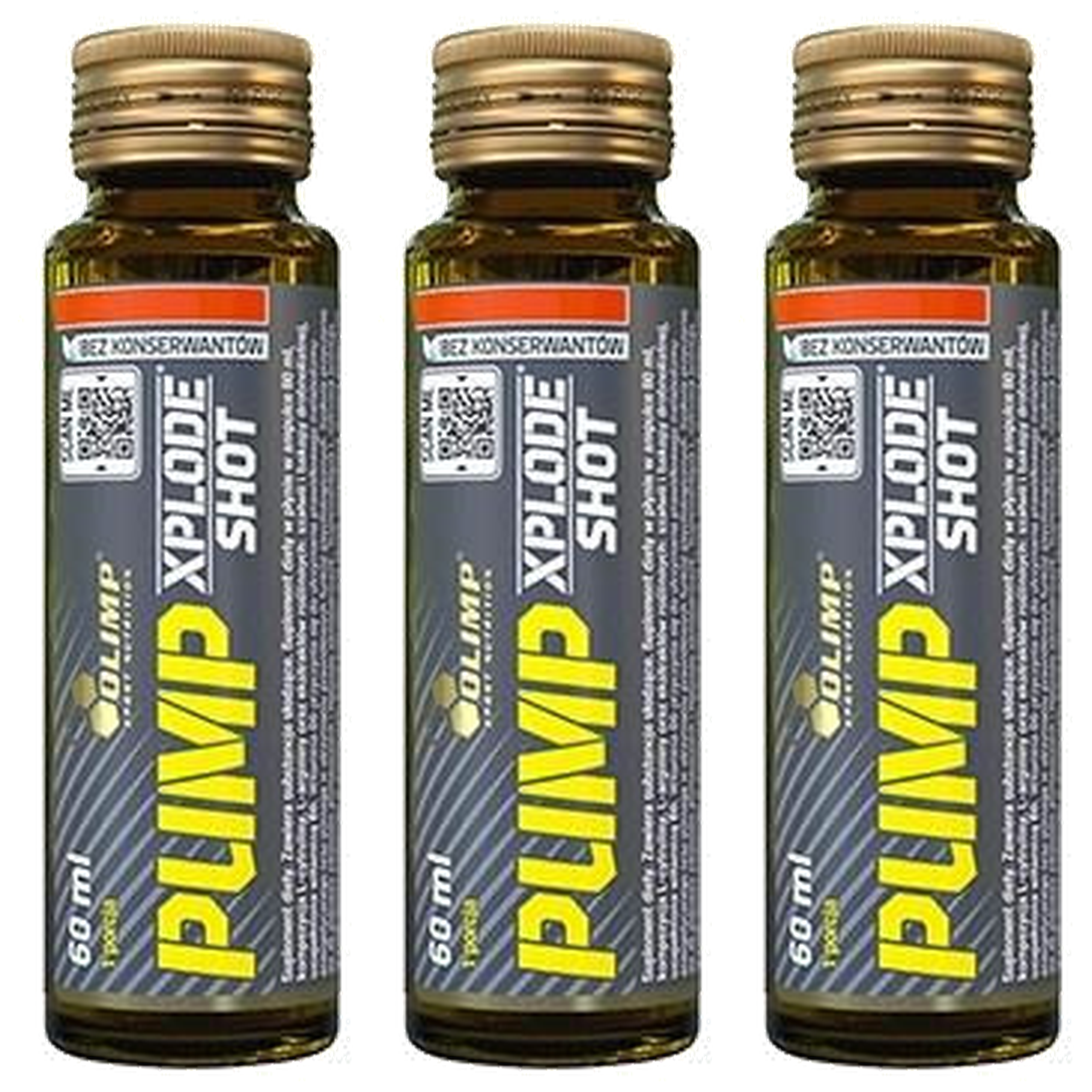 OLIMP - Pump Xplode Shot - 3x 60ml - Orange