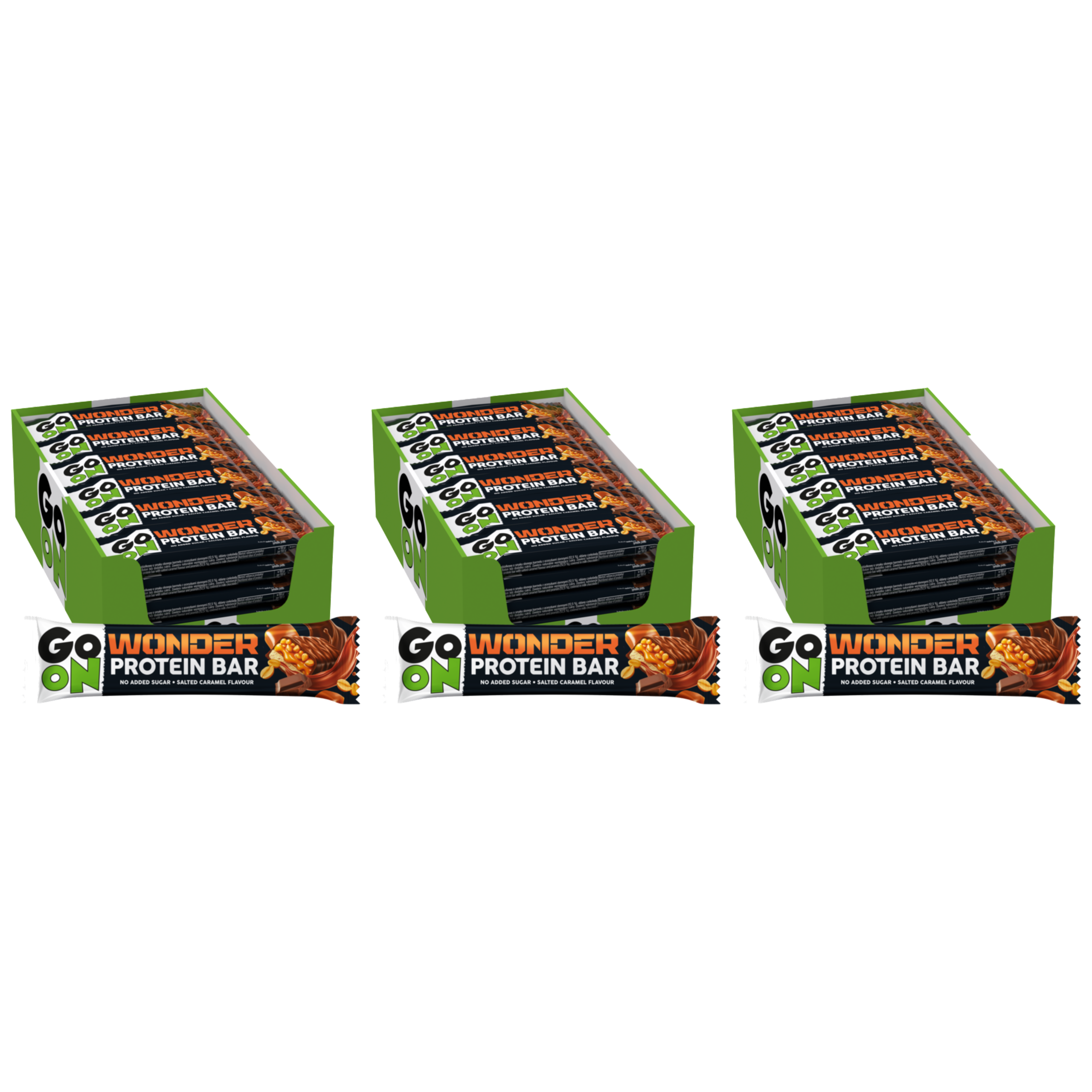 SANTE - Baton Go On Wonder Protein - 24x 3x 45g - Salted Caramel