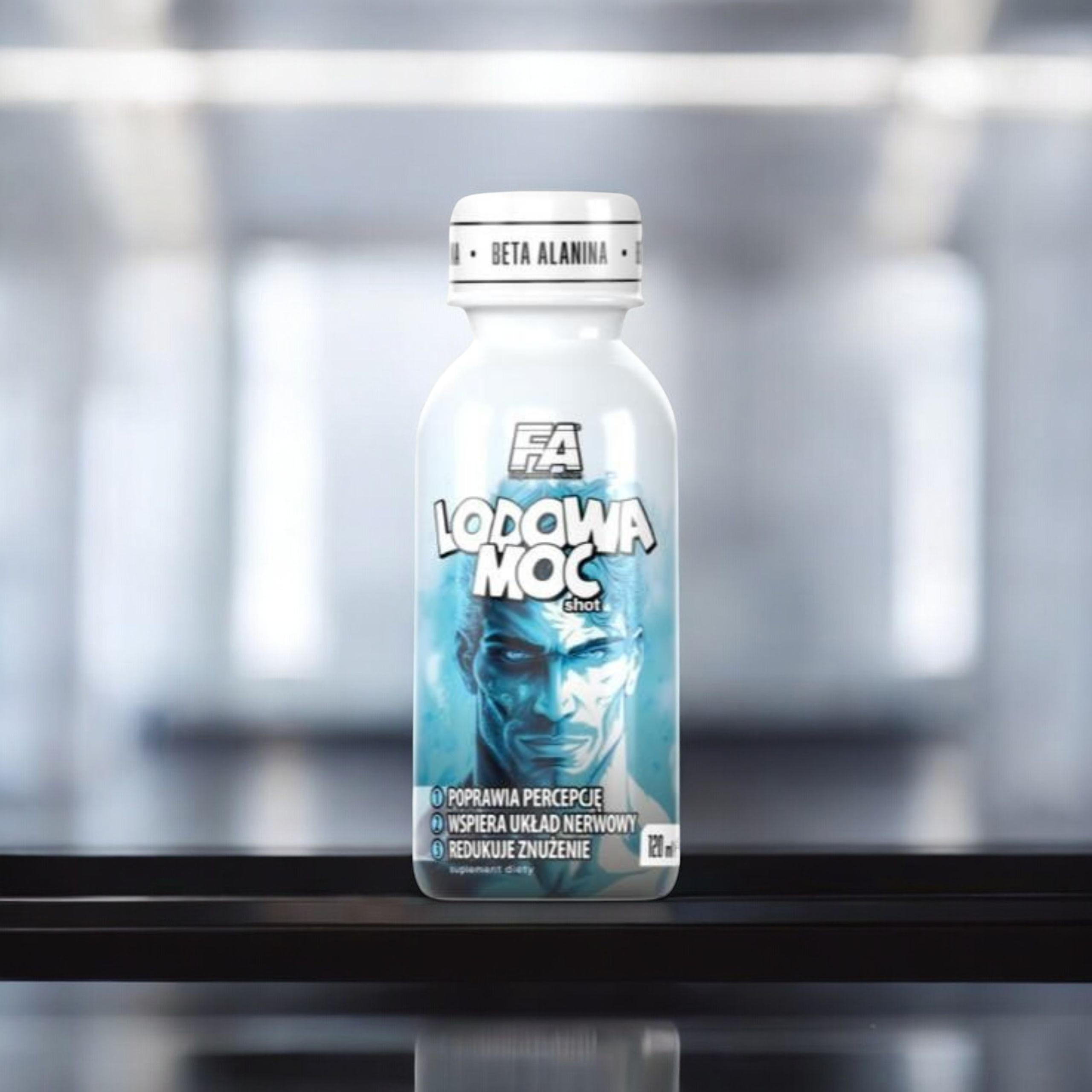 FITNESS AUTHORITY - Lodowa Moc Shot - 12x 3x 120ml - Lemon Ice Tea