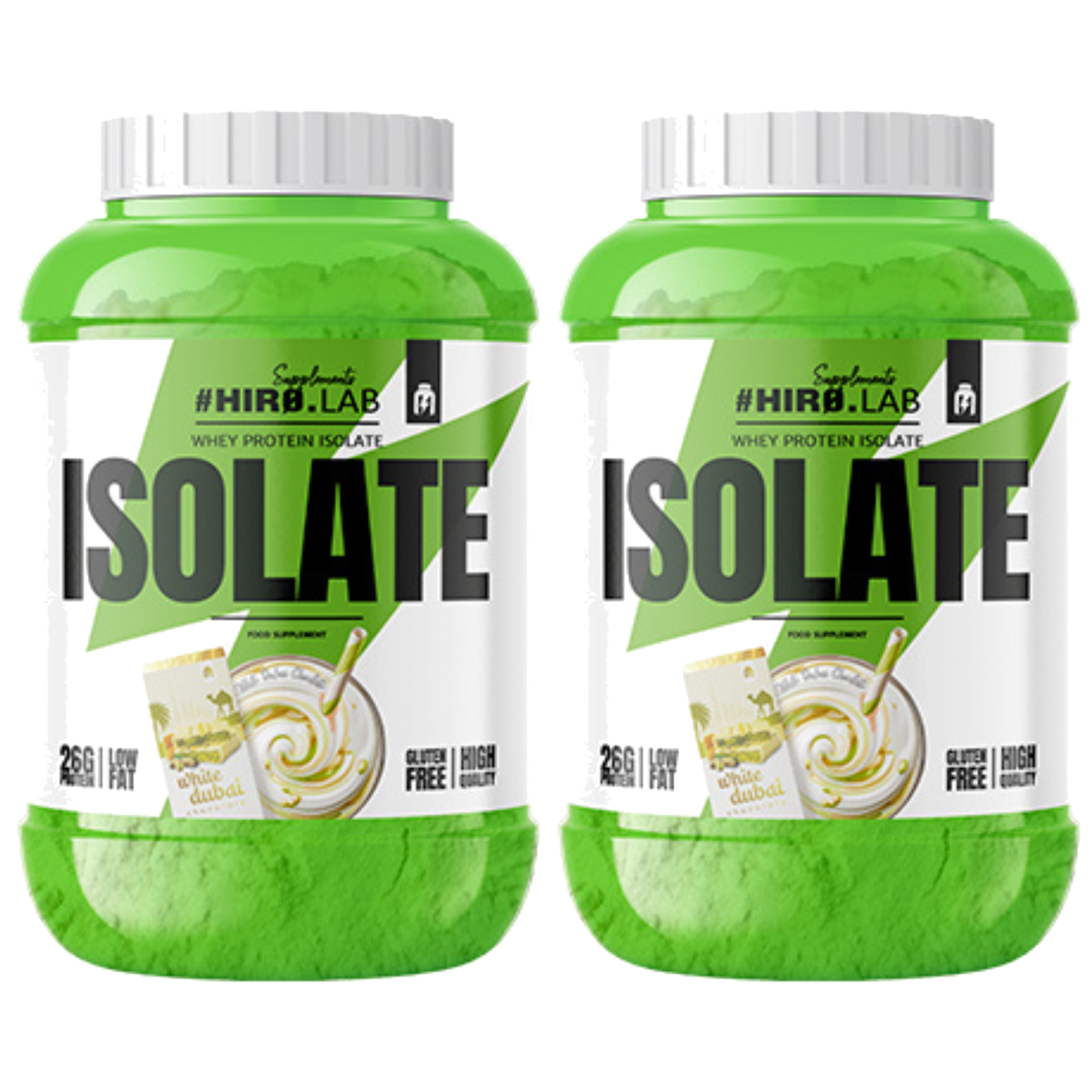 HIRO.LAB Whey Protein Isolate - 2x 1800g