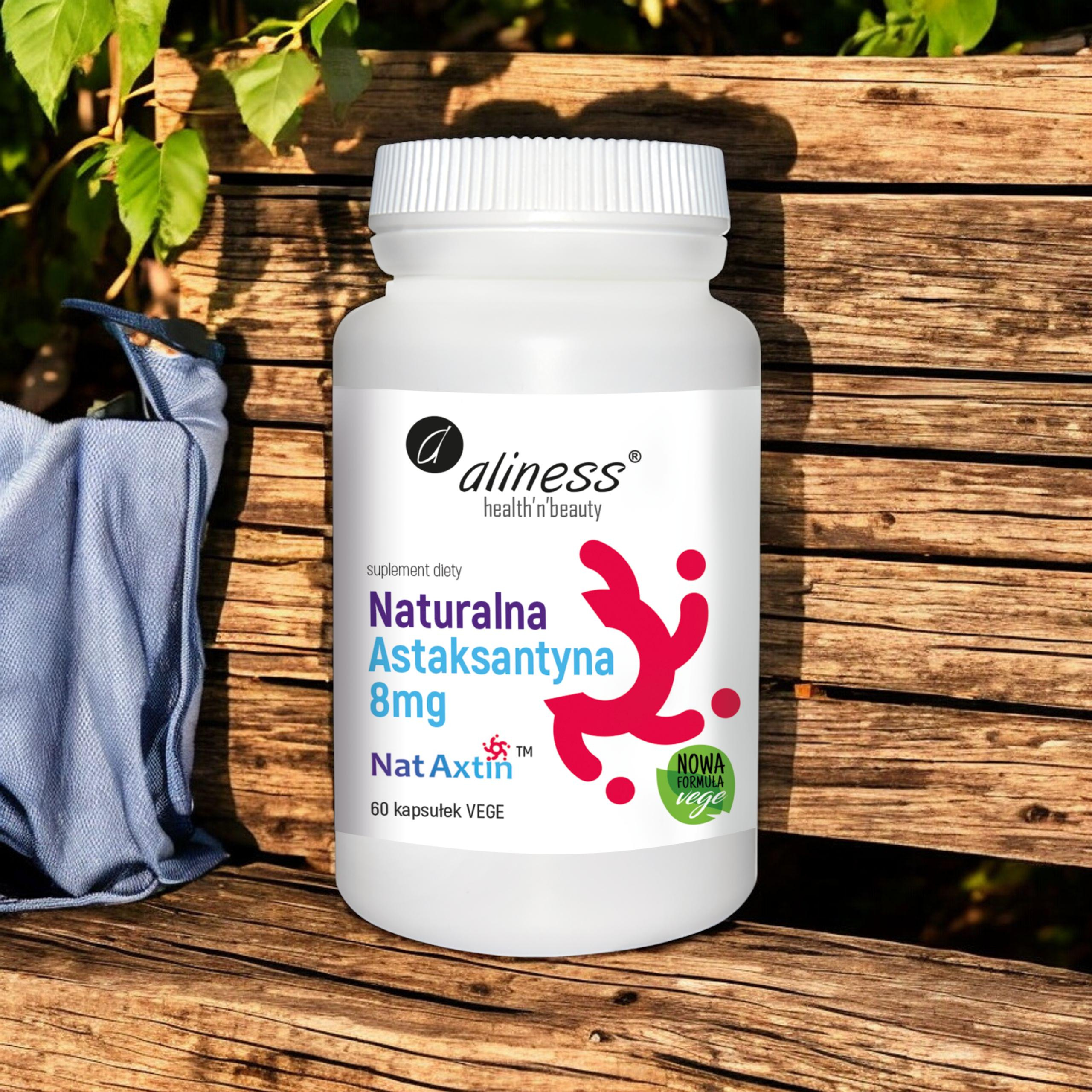 ALINESS - Naturalna Astaksantyna 8mg - 2x 60vcaps.