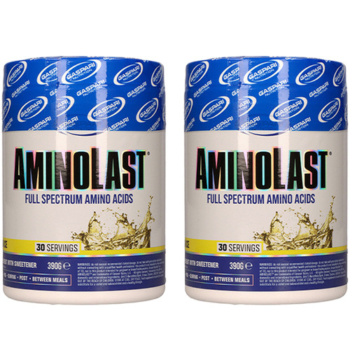 GASPARI NUTRITION - Aminolast - 2x 390g - Lemon Ice