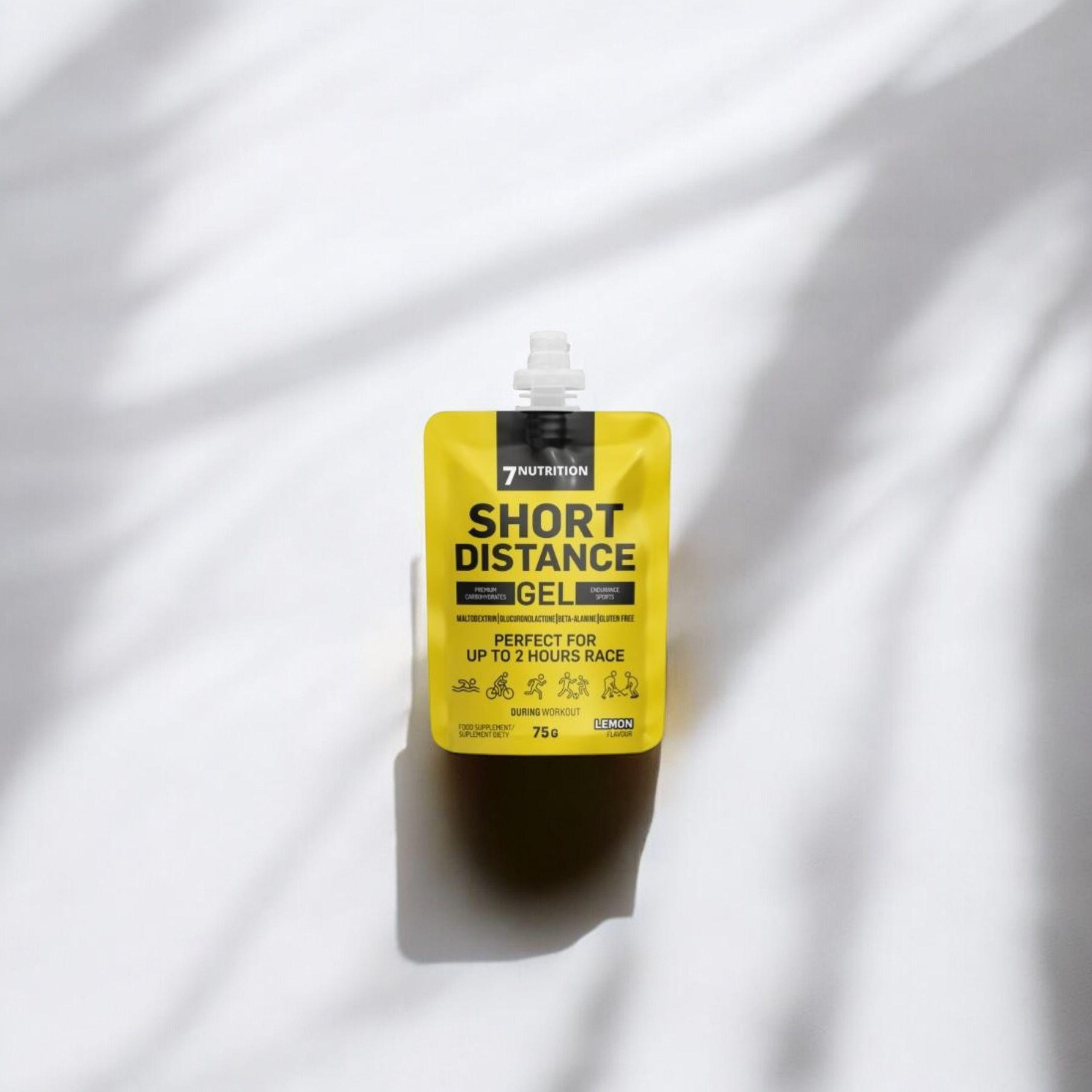 7 NUTRITION - Short Distance Gel - 3x 75g - Lemon