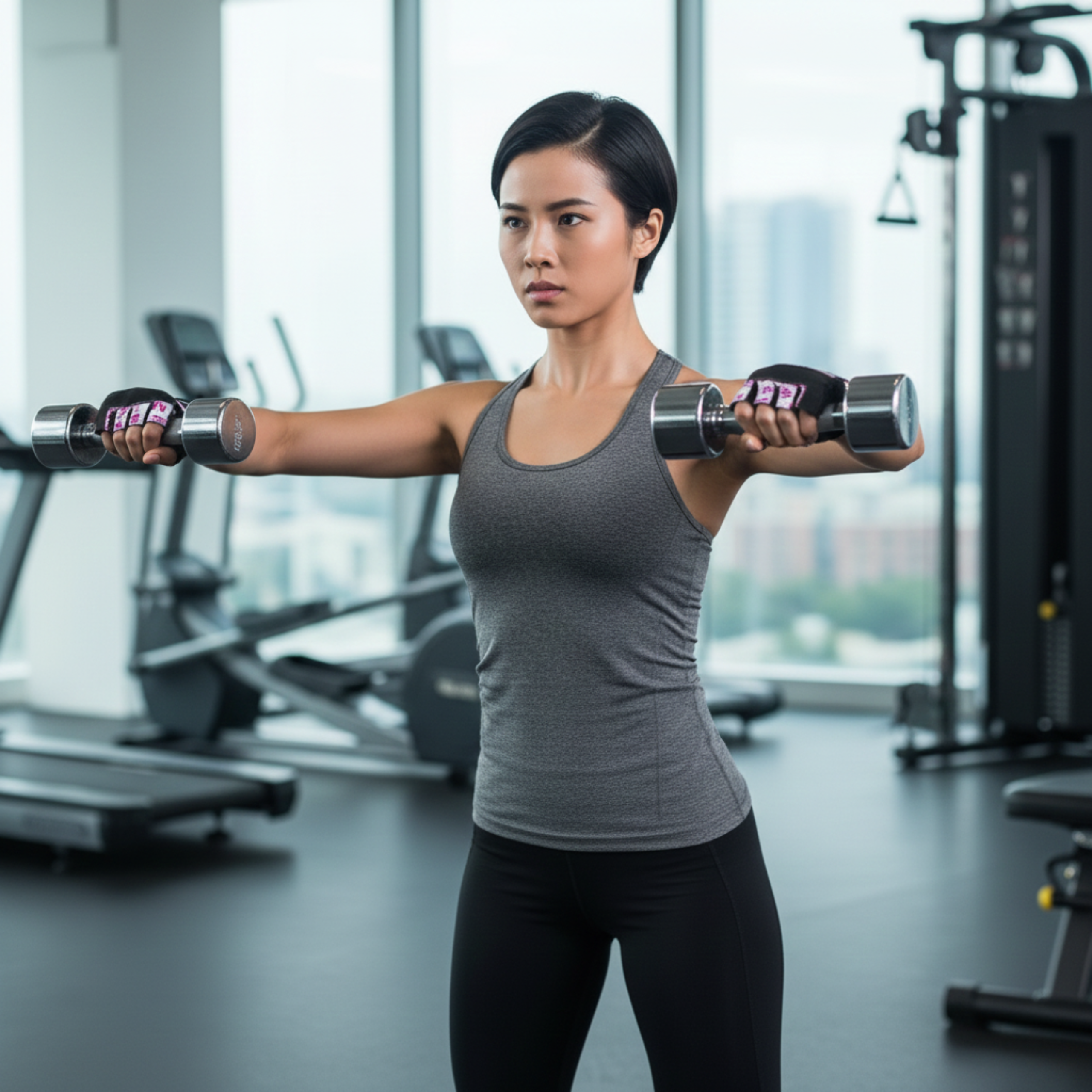 MEX NUTRITION - 2x Smart Zip Purple Gloves