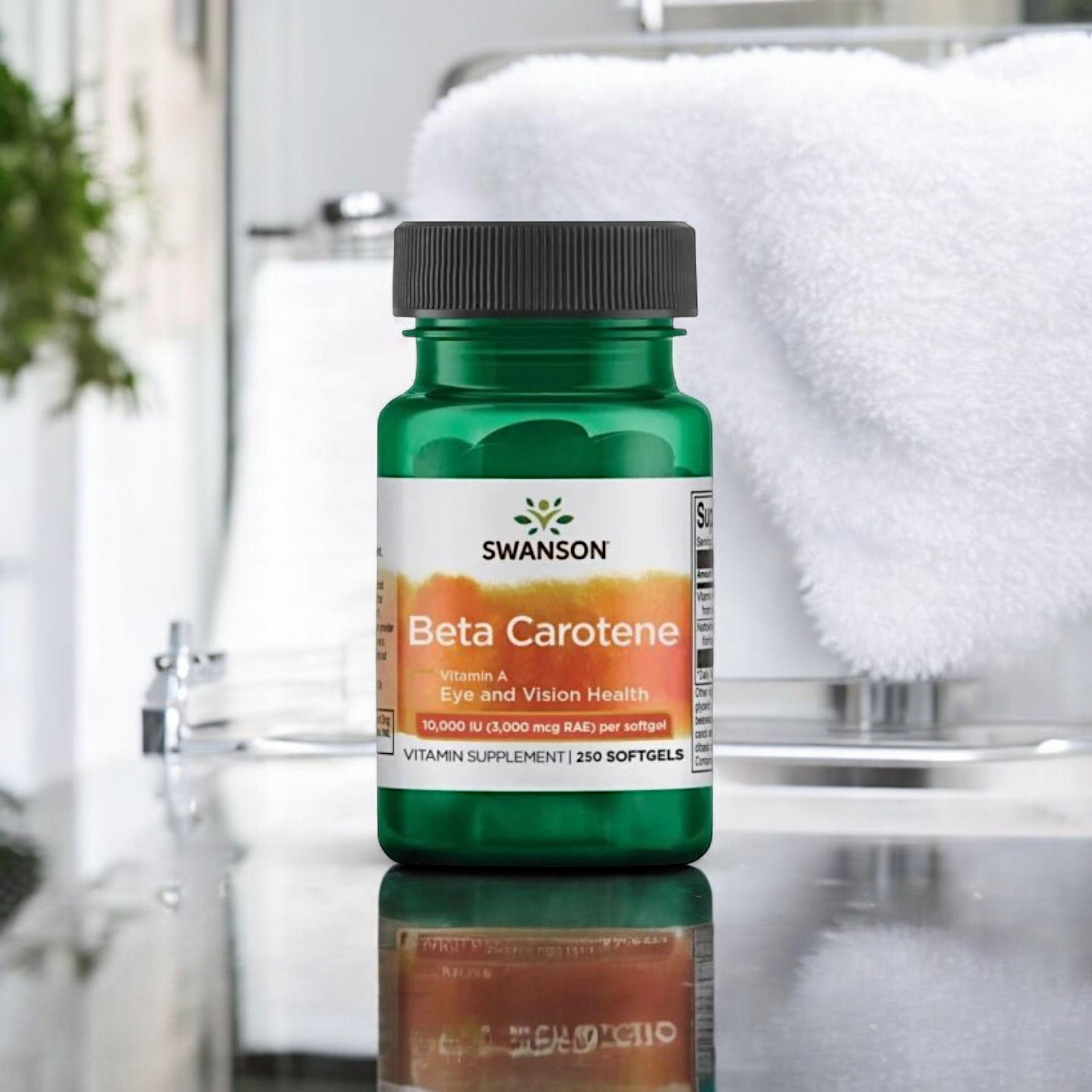 SWANSON Beta Carotene 10000IU - 2x 250softgels