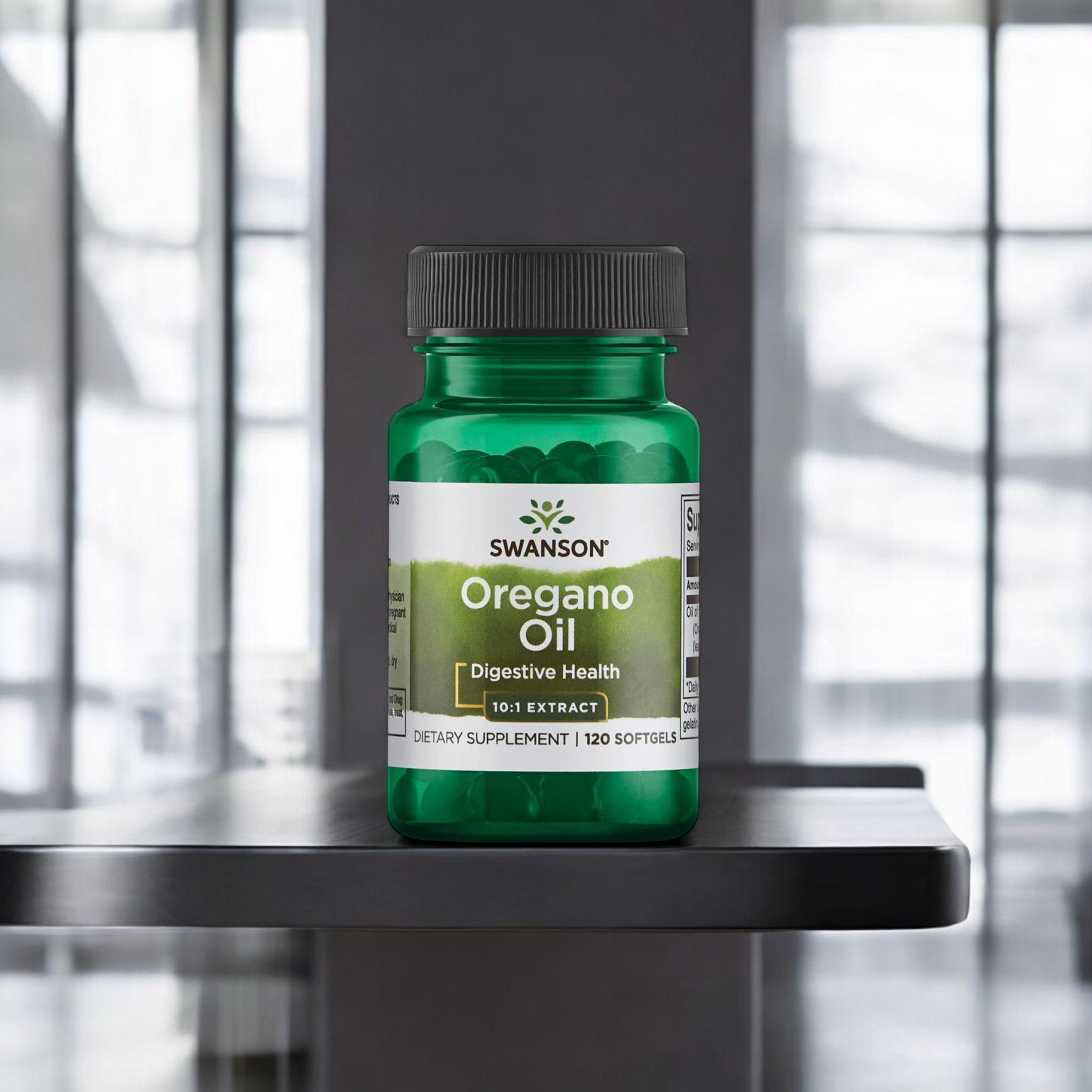 SWANSON Oregano Oil 10:1 - 120softgels - 2x Olej z Oregano