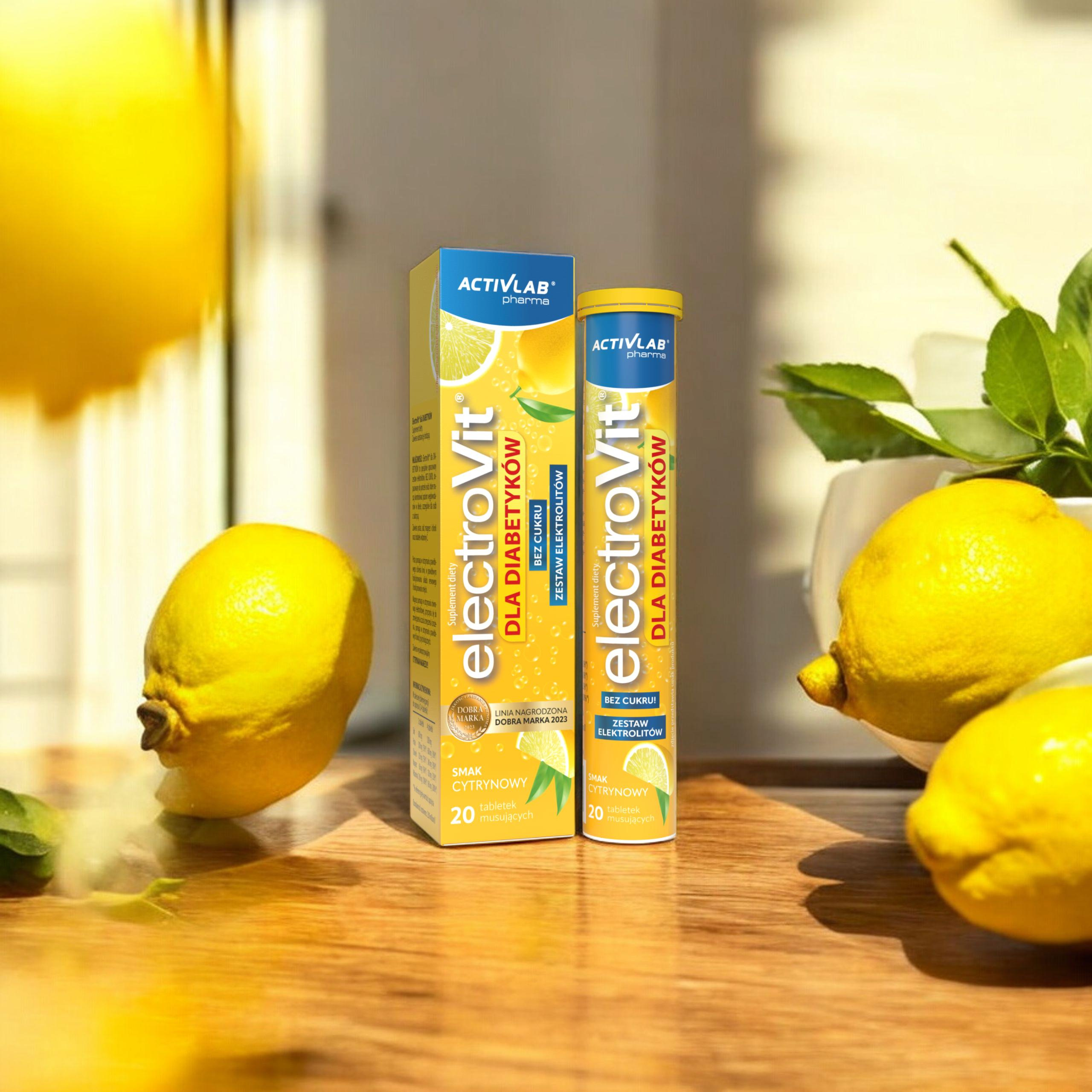 ACTIVLAB PHARMA - ElectroVit dla Diabetyków - 20tabs. - 2x Lemon