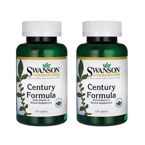 SWANSON Century Formula with Iron Multi Vita Min - 2x 130tabs