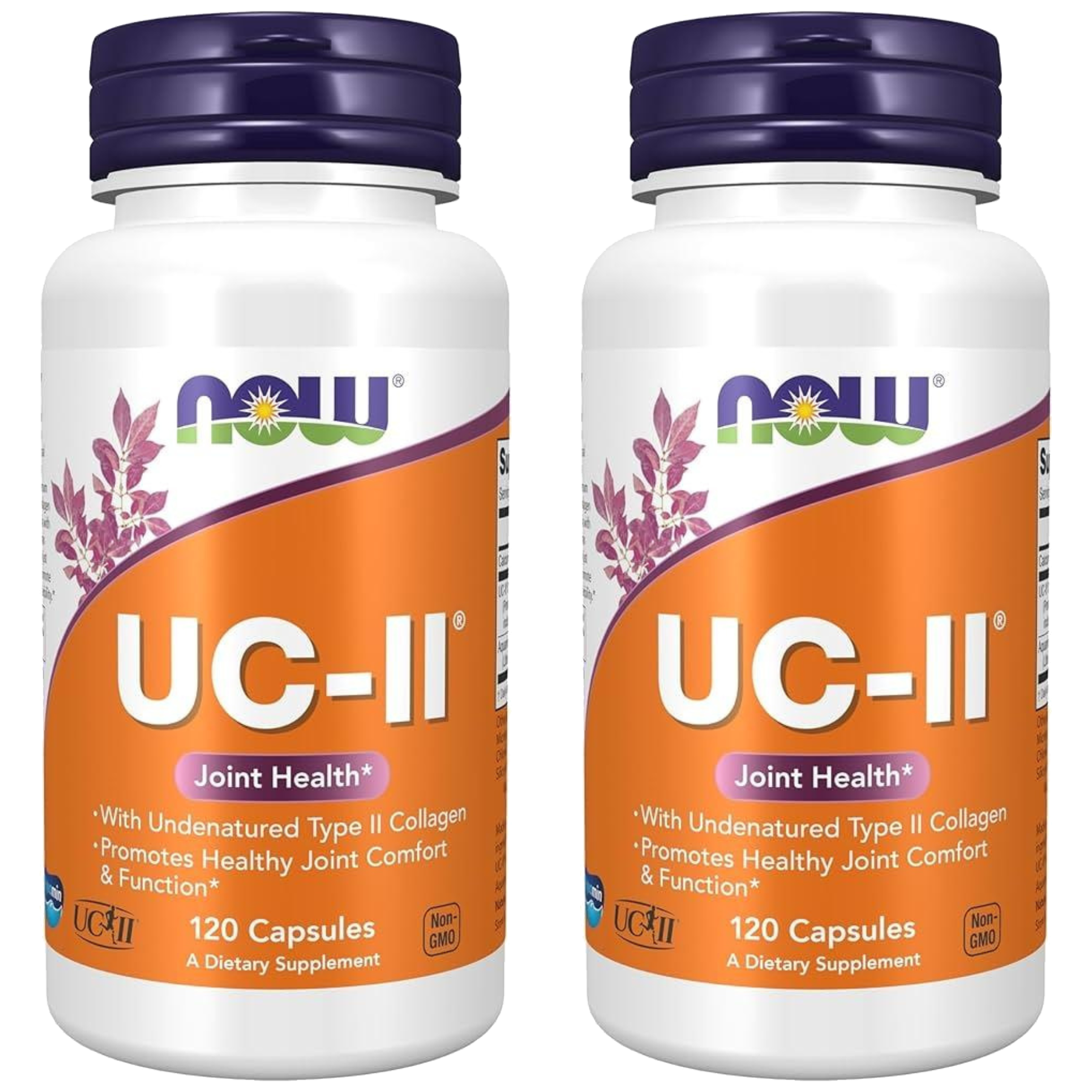 NOW - UC-II Collagen Type II 40mg - 2x 120vcaps.