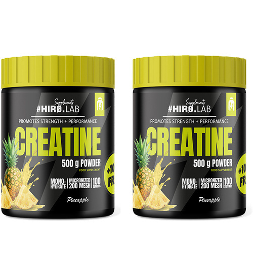 HIRO.LAB Creatine - 2x 500g + 100g FREE