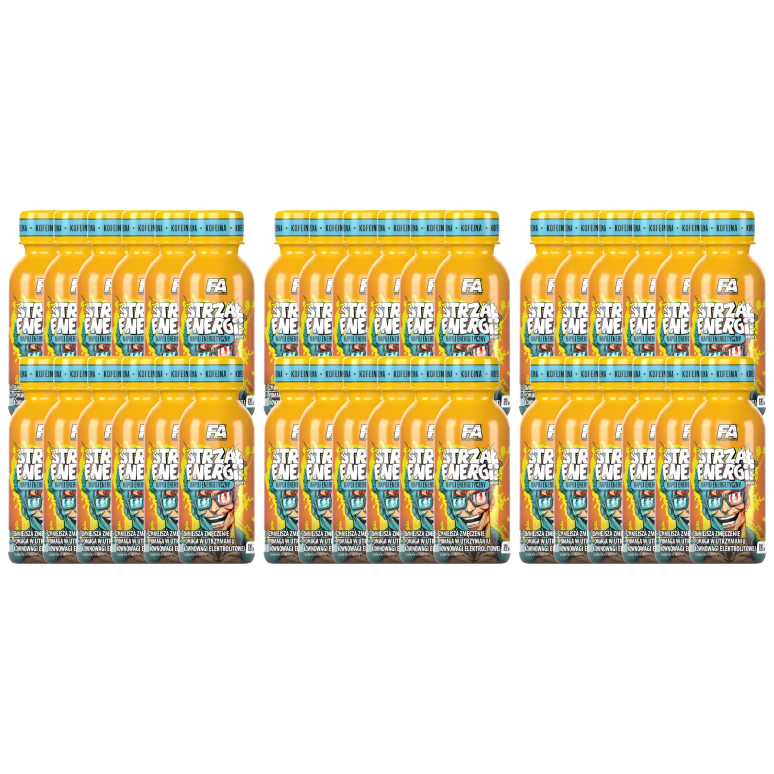 FITNESS AUTHORITY - Energii Shot - 12x 3x 120ml - Grape Pear