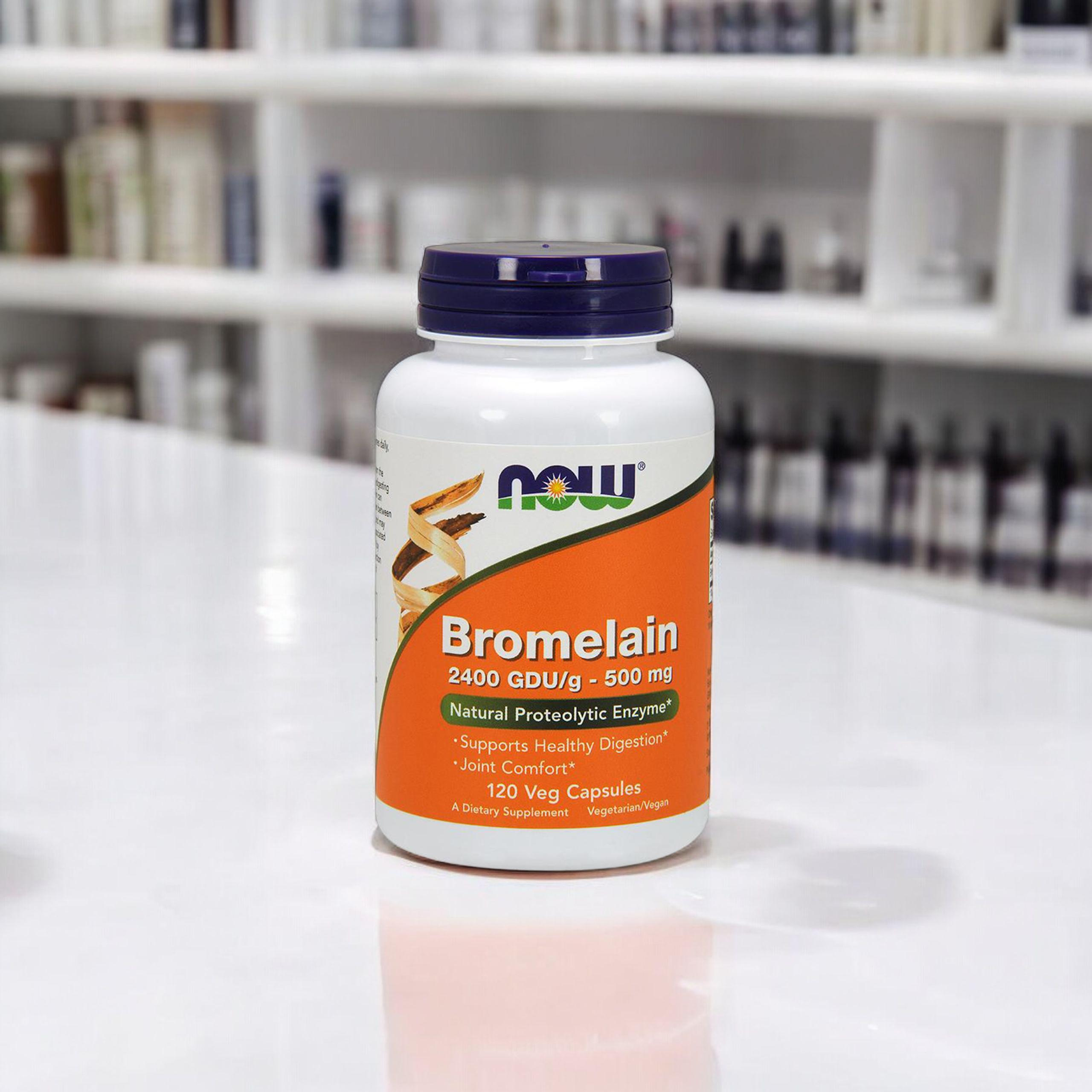 NOW Bromelain ( Bromelina ) - 120vcaps