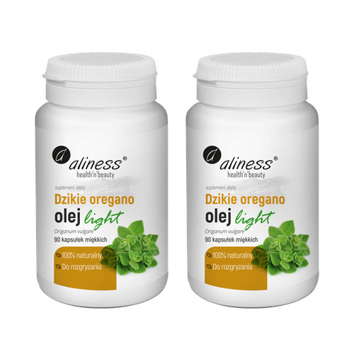 ALINESS - Dzikie Oregano Olej Light 100% Natural - 2x 90caps.