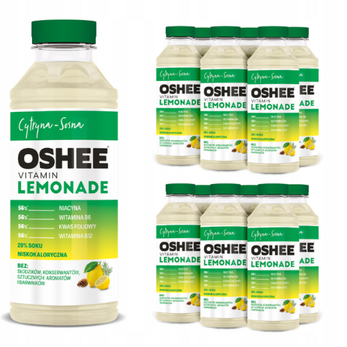 OSHEE Vitamin Lemonade 12x 555ml