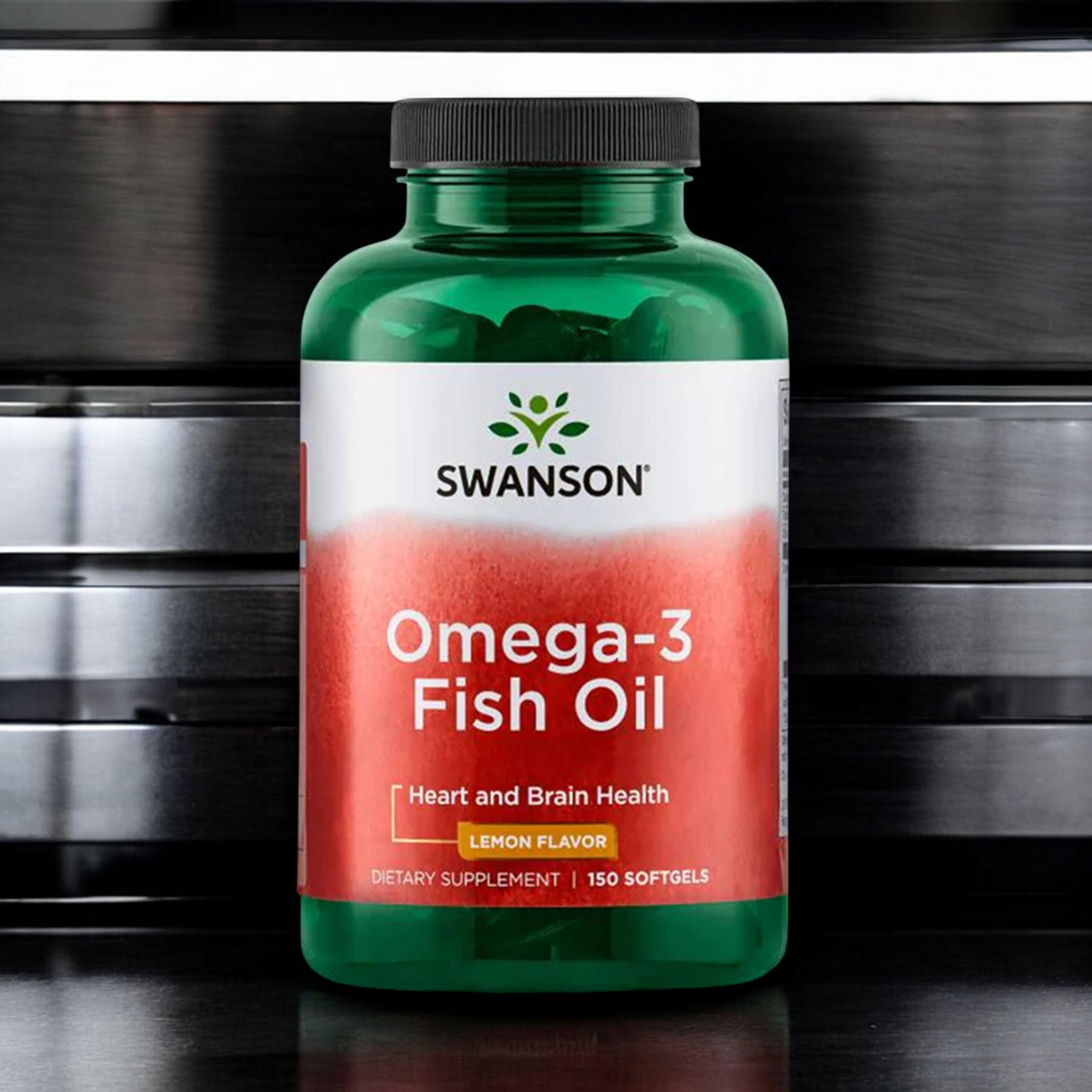 SWANSON Omega-3 Fish Oil - 3x 150softgels
