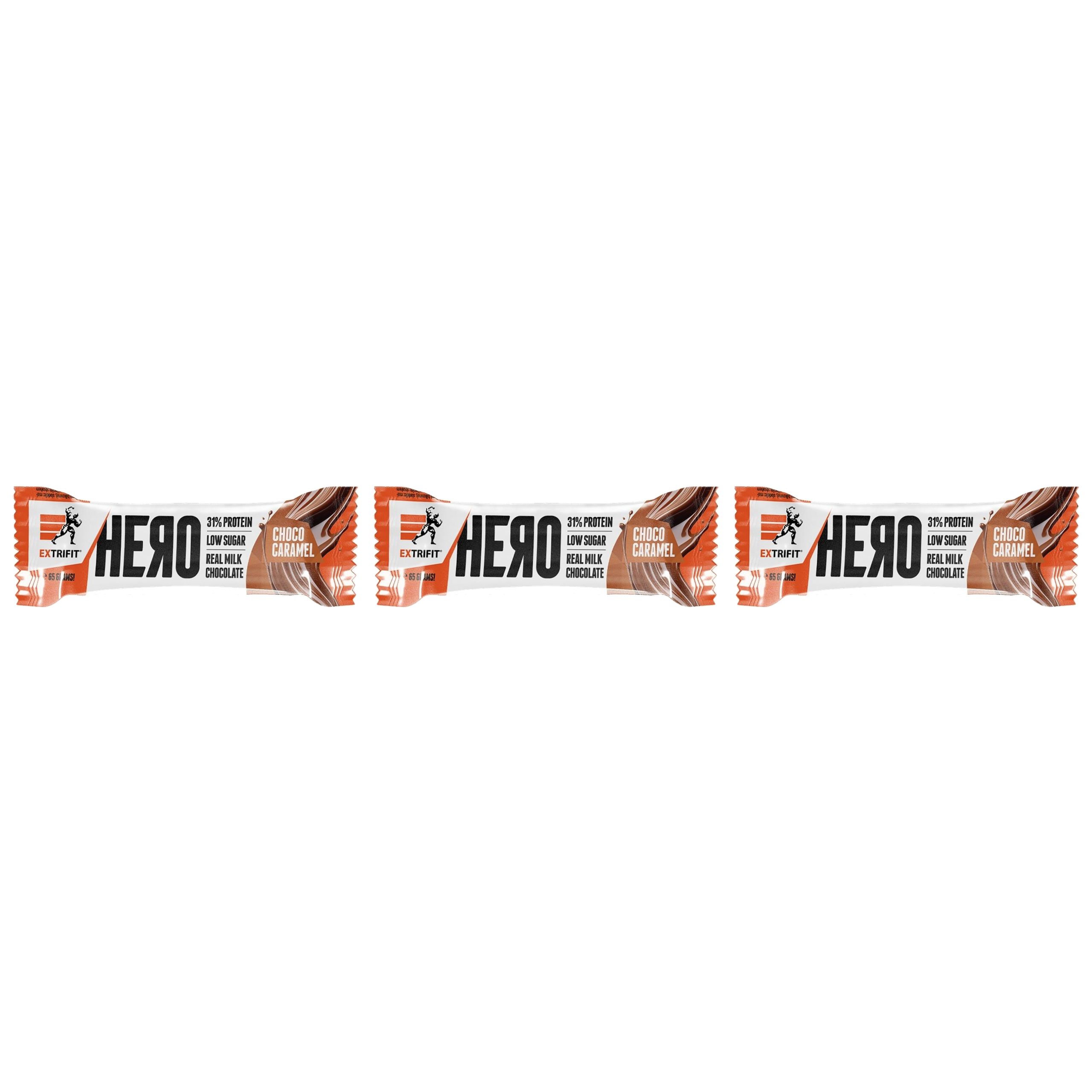 EXTRIFIT - Baton Hero - 3x 65g - Chocolate Caramel