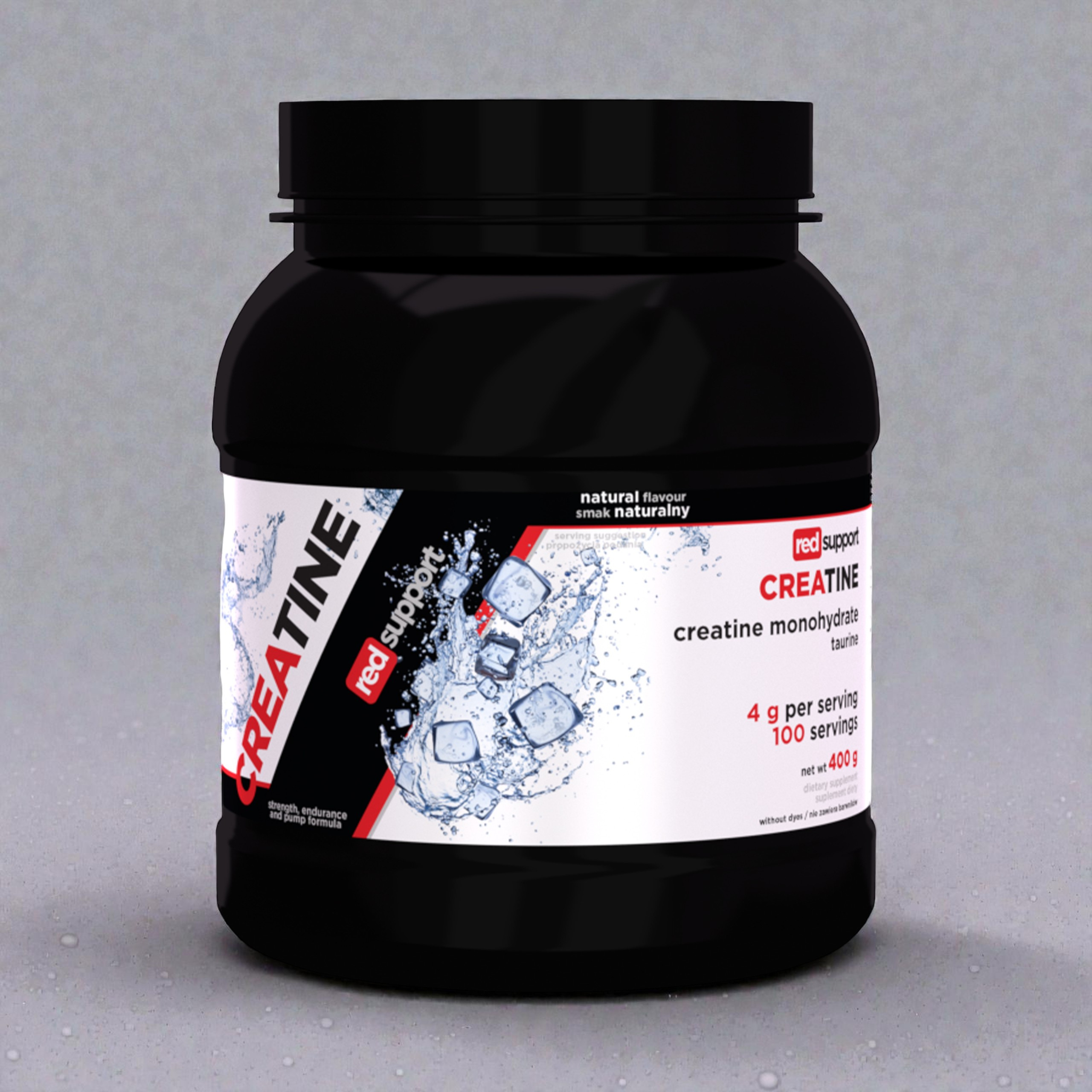 RED SUPPORT Creatine - 3x 400g
