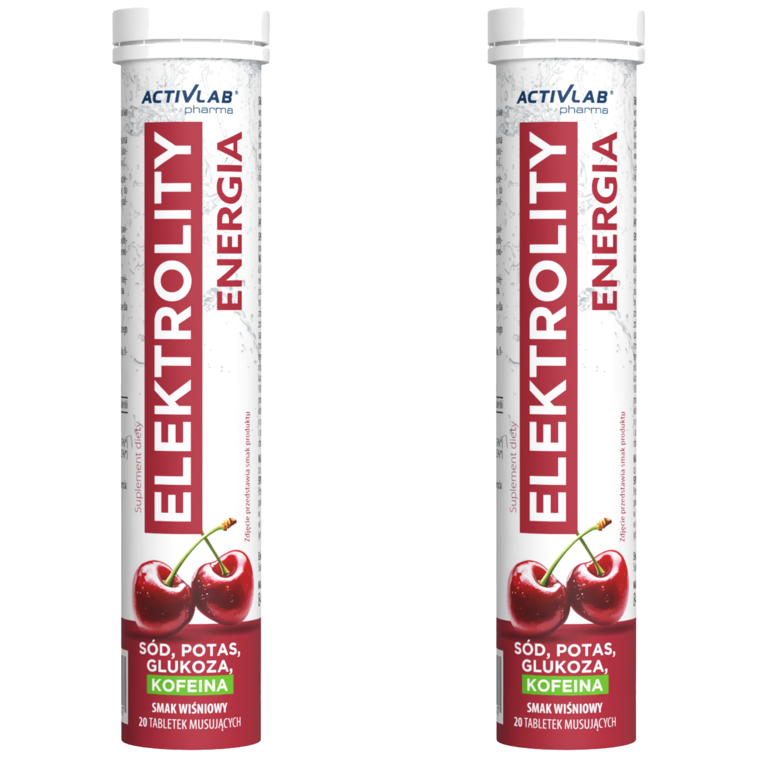 ACTIVLAB PHARMA - Elektrolity Energia - 20tabs - 2x Cherry