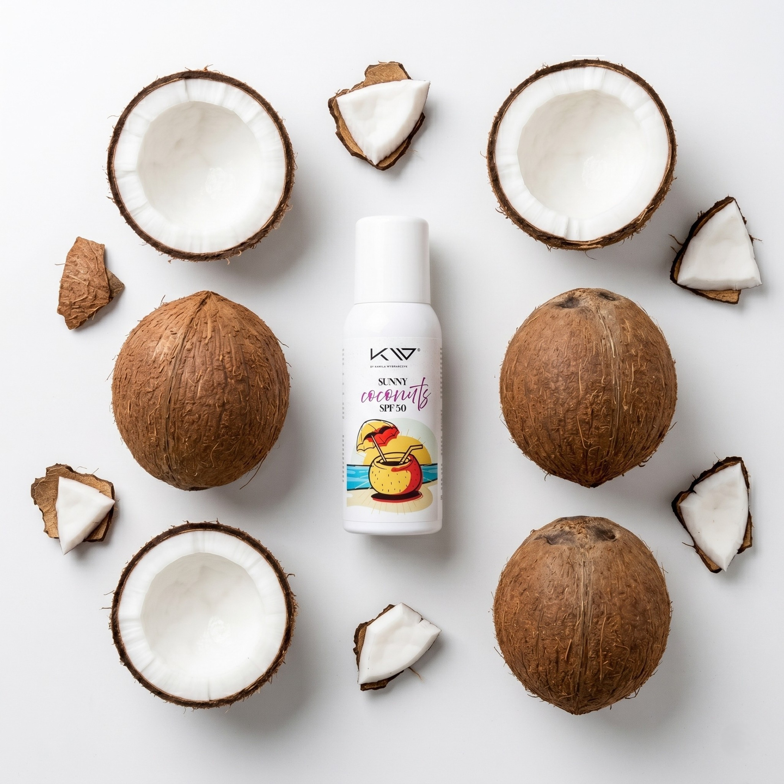 KAMILA WYBRAŃCZYK - Mgiełka Sunny Coconut SPF 50 - 3x 75ml