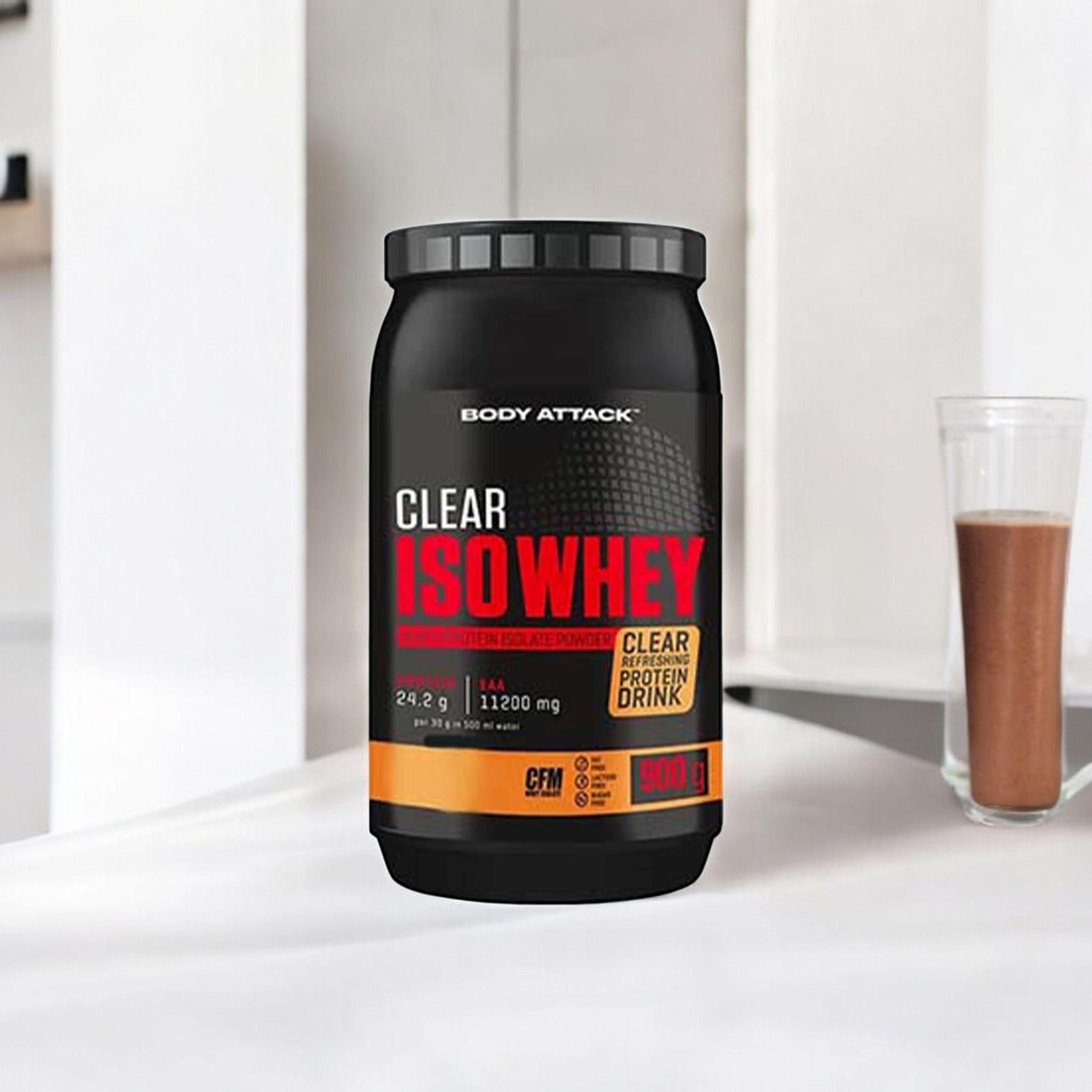 BODY ATTACK Clear Iso Whey - 3x 900g