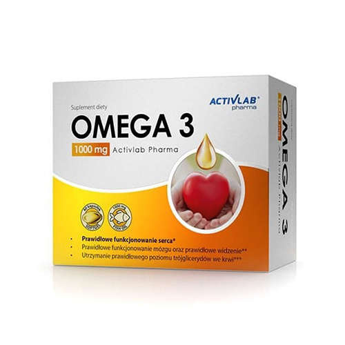 ACTIVLAB PHARMA Omega 3 1000mg - 2x 60caps.