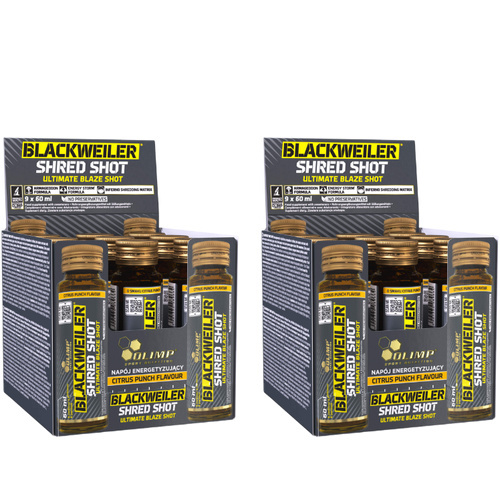 OLIMP - Blackweiler Shred Shot - 9x 2x 60ml - Citrus Punch