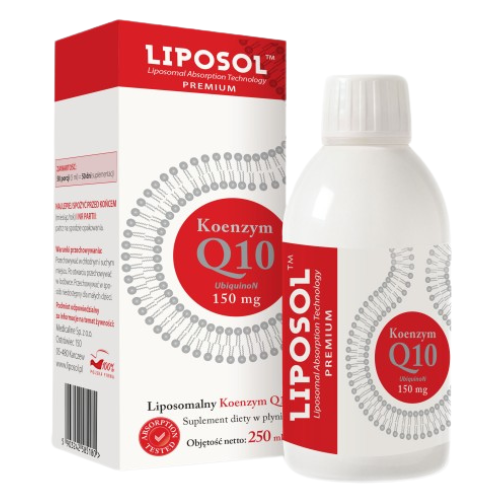 ALINESS - Liposol Koenzym Q10 Ubiquinon 150mg - 3x 250ml