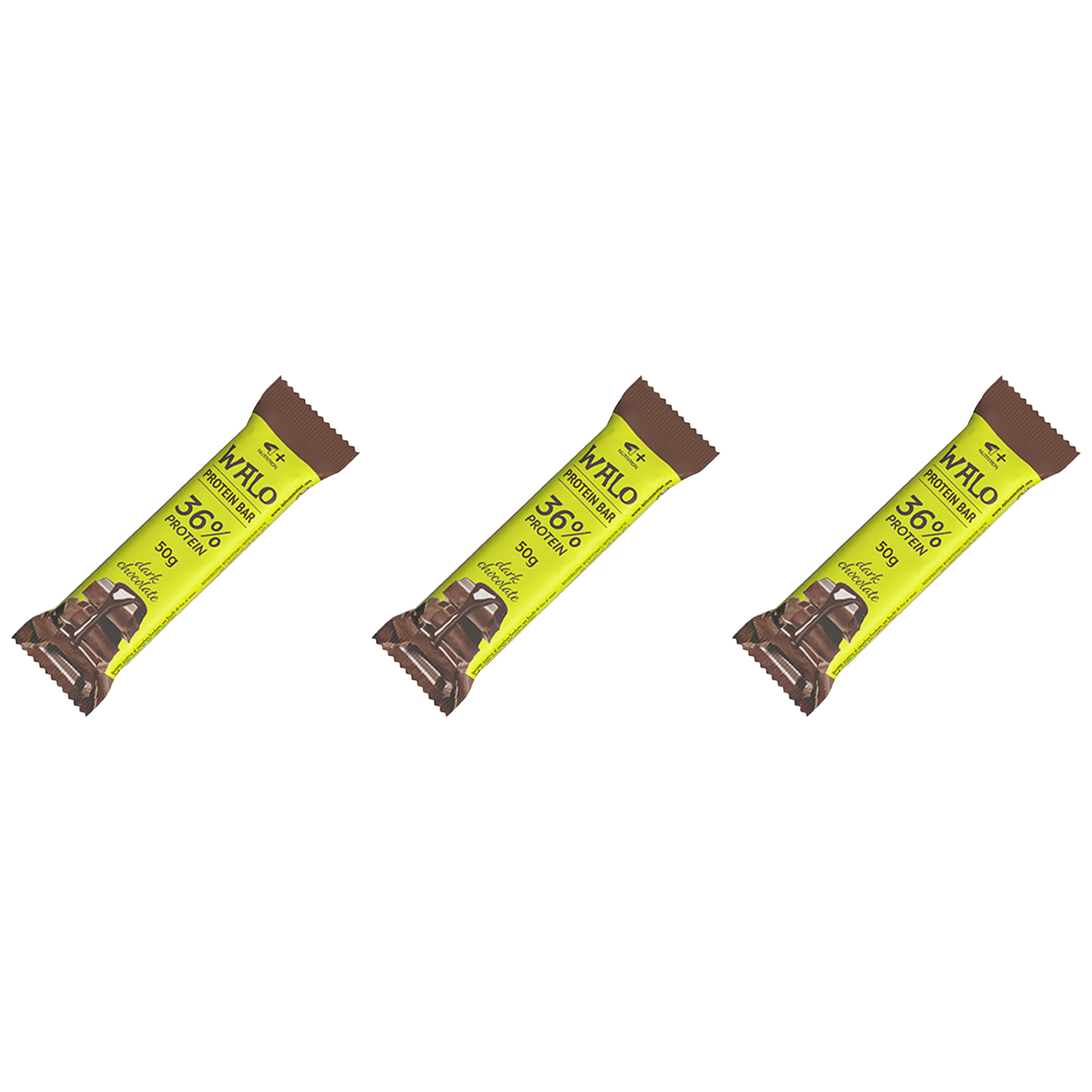 4+ NUTRITION Baton Walo Protein 36% CrockBar - 3x 50g