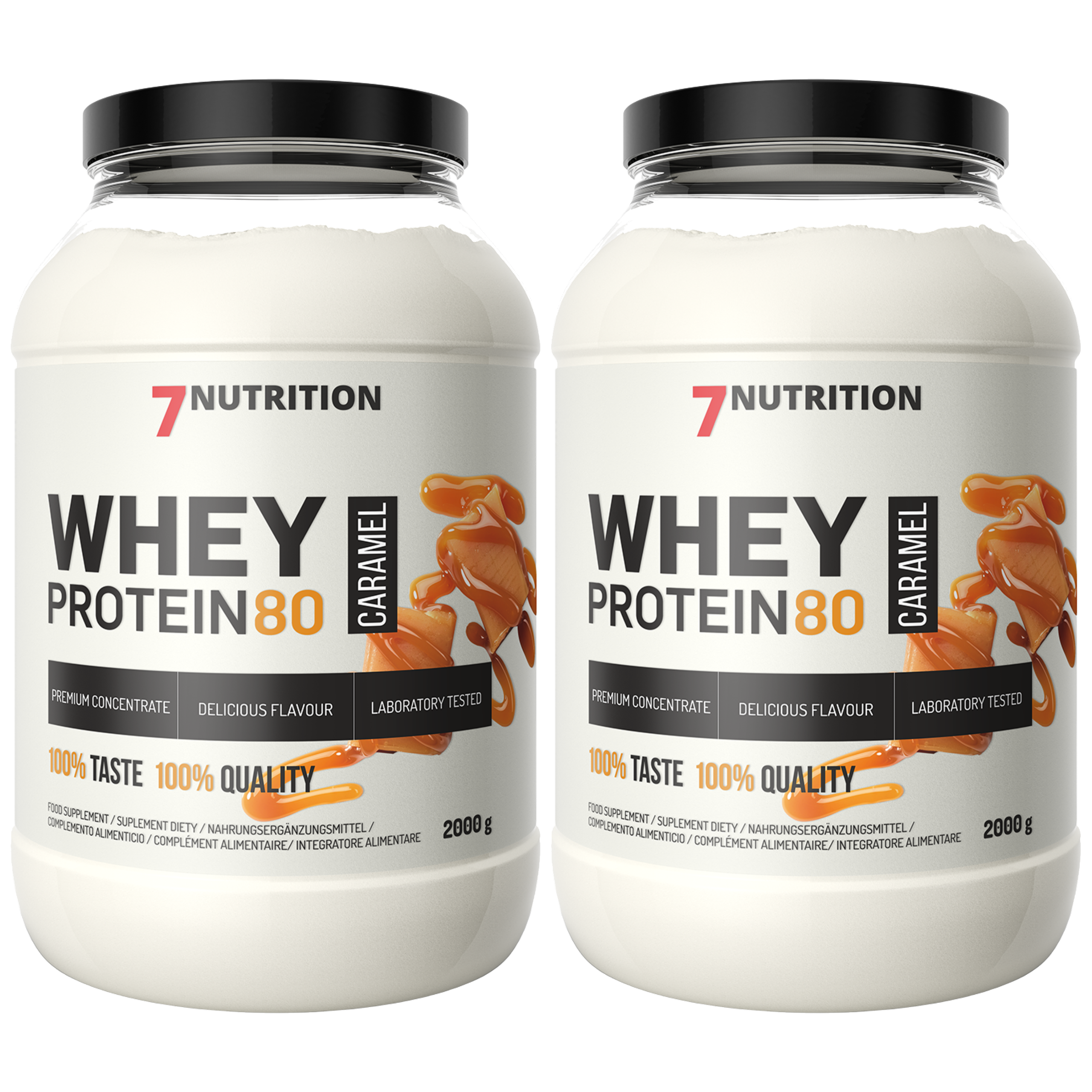 7 NUTRITION Whey Protein 80 - 2x 2000g