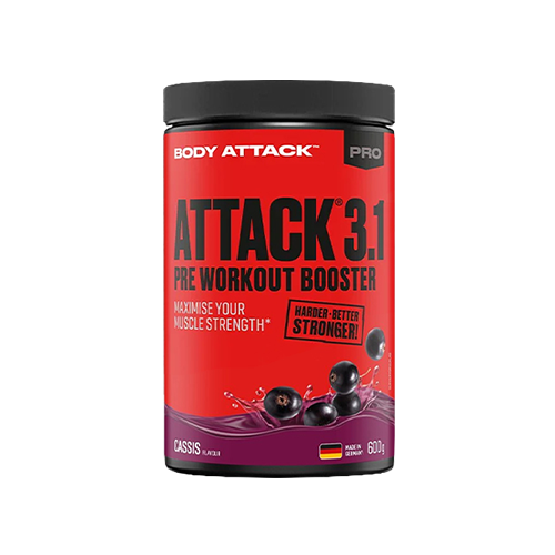 BODY ATTACK Attack 3.1 Pre Workout Booster - 2x 600g