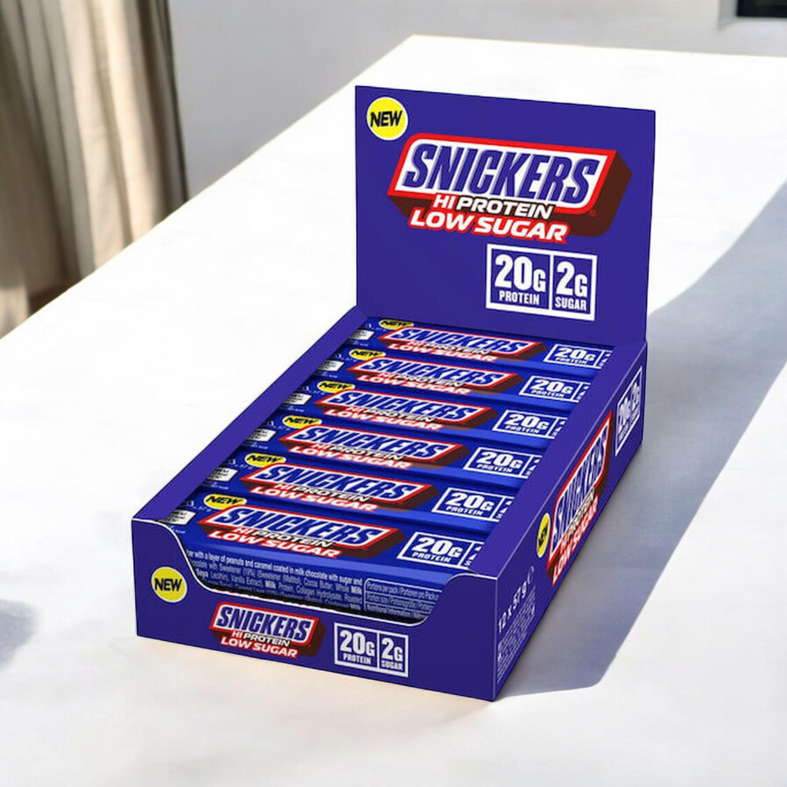 Mars - Baton Snickers HIProtein Low Sugar Bar - 45g x12