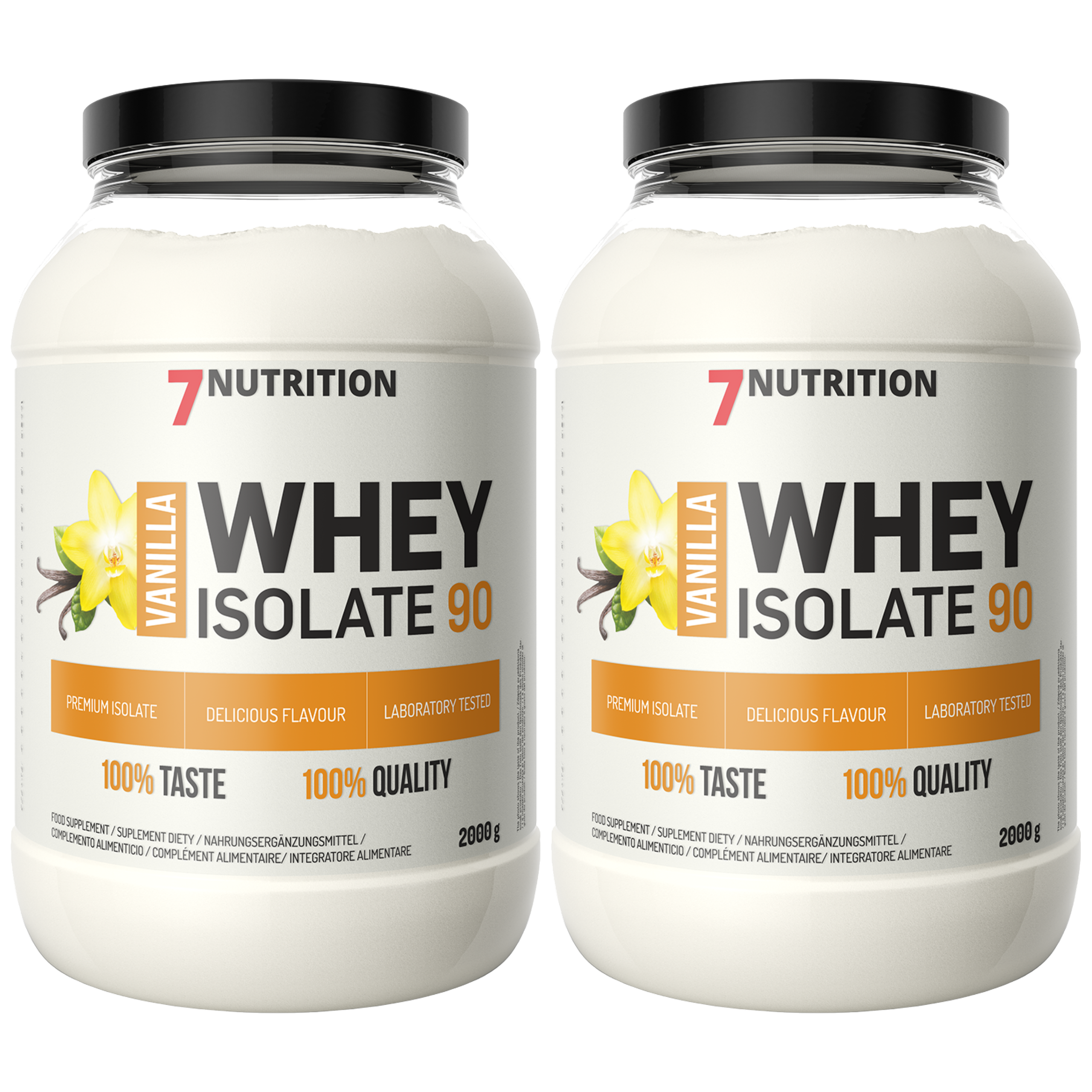 7 NUTRITION Whey Isolate 90 - 2x 2000g