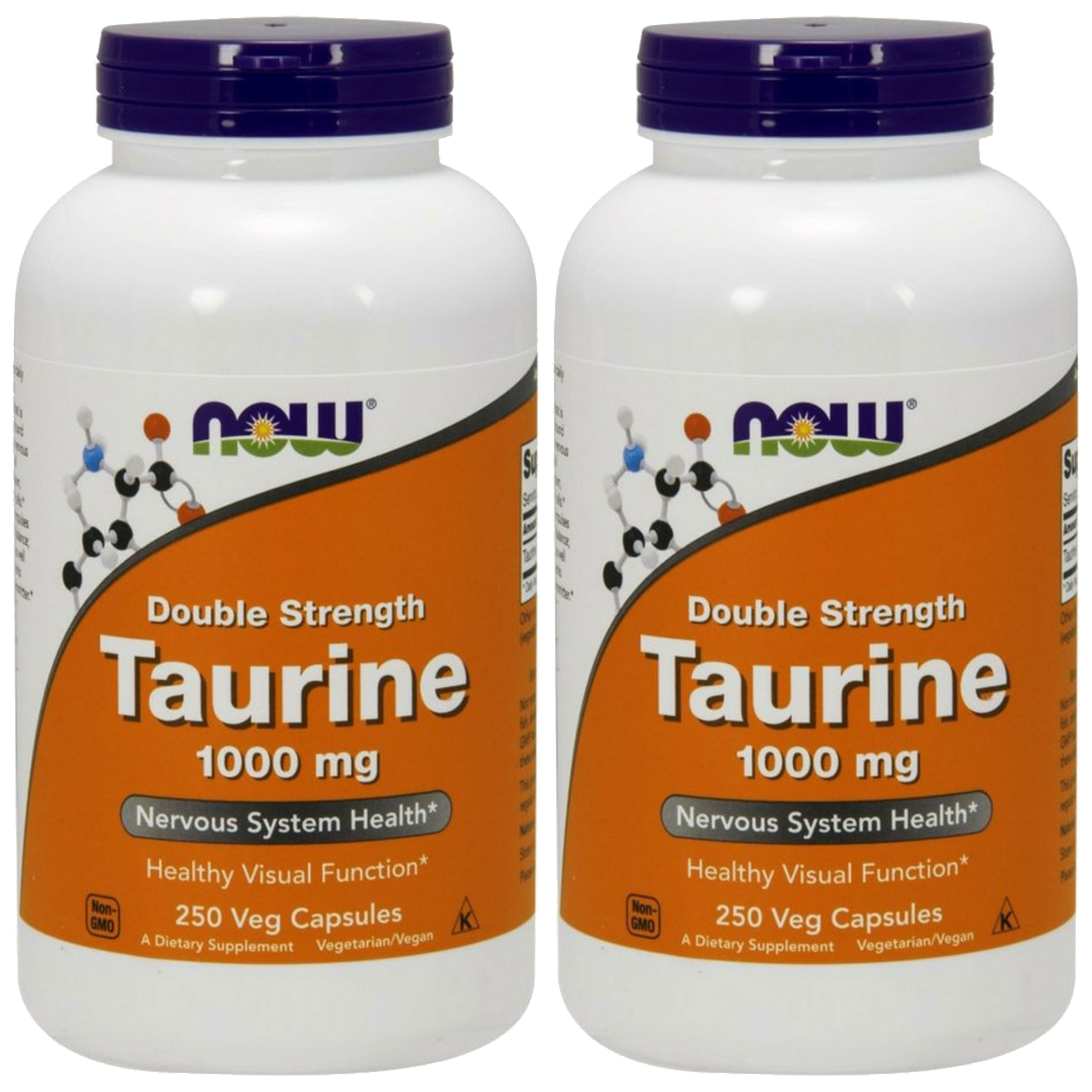 NOW Taurine 1000mg - 2x 250vcaps