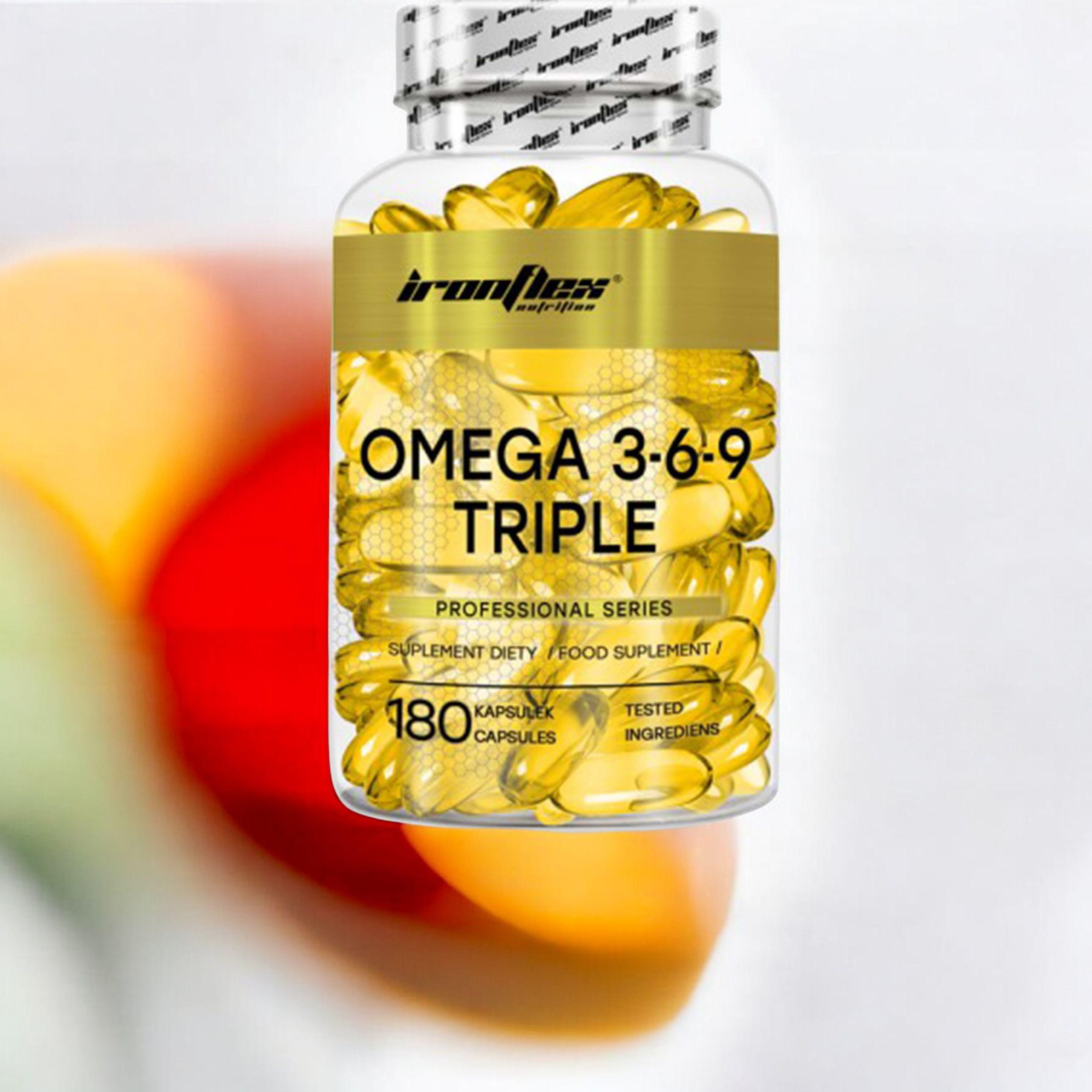 IronFlex Omega 3-6-9 Triple - 3x 180caps.