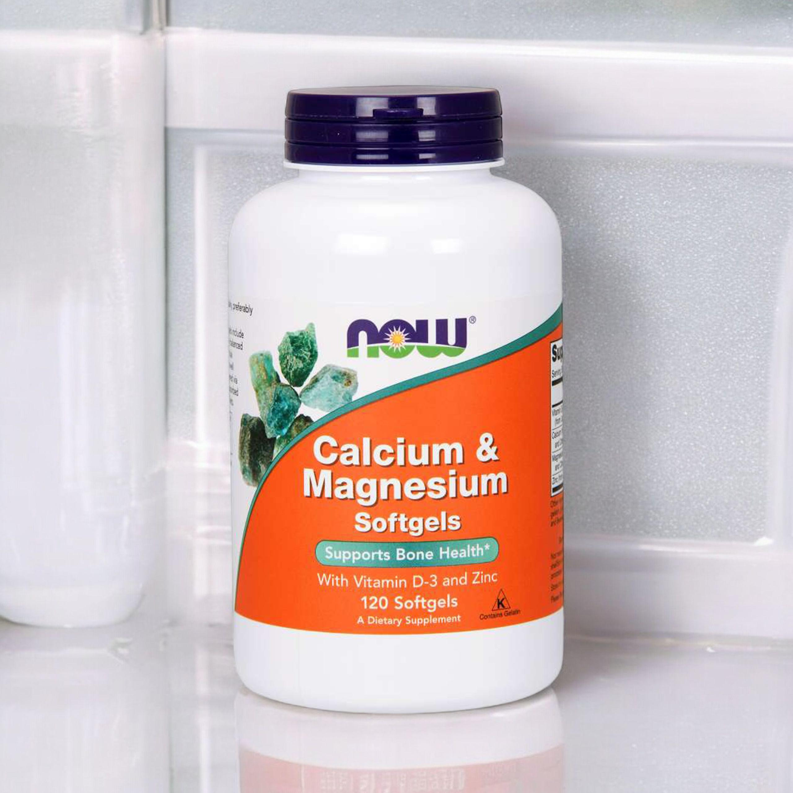 NOW Calcium and Magnesium - 2x 120softgels
