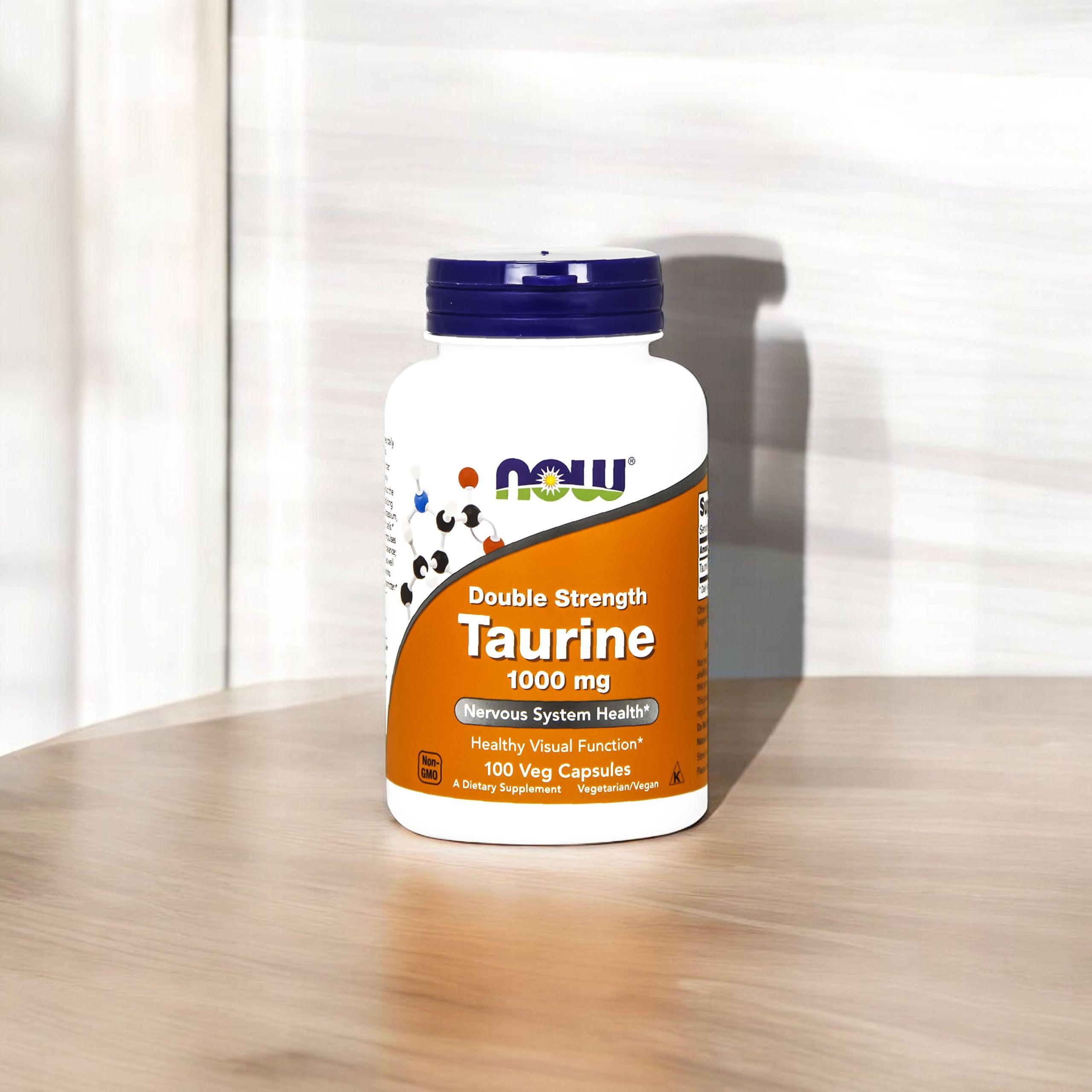 NOW Taurine 1000mg - 3x 100vcaps