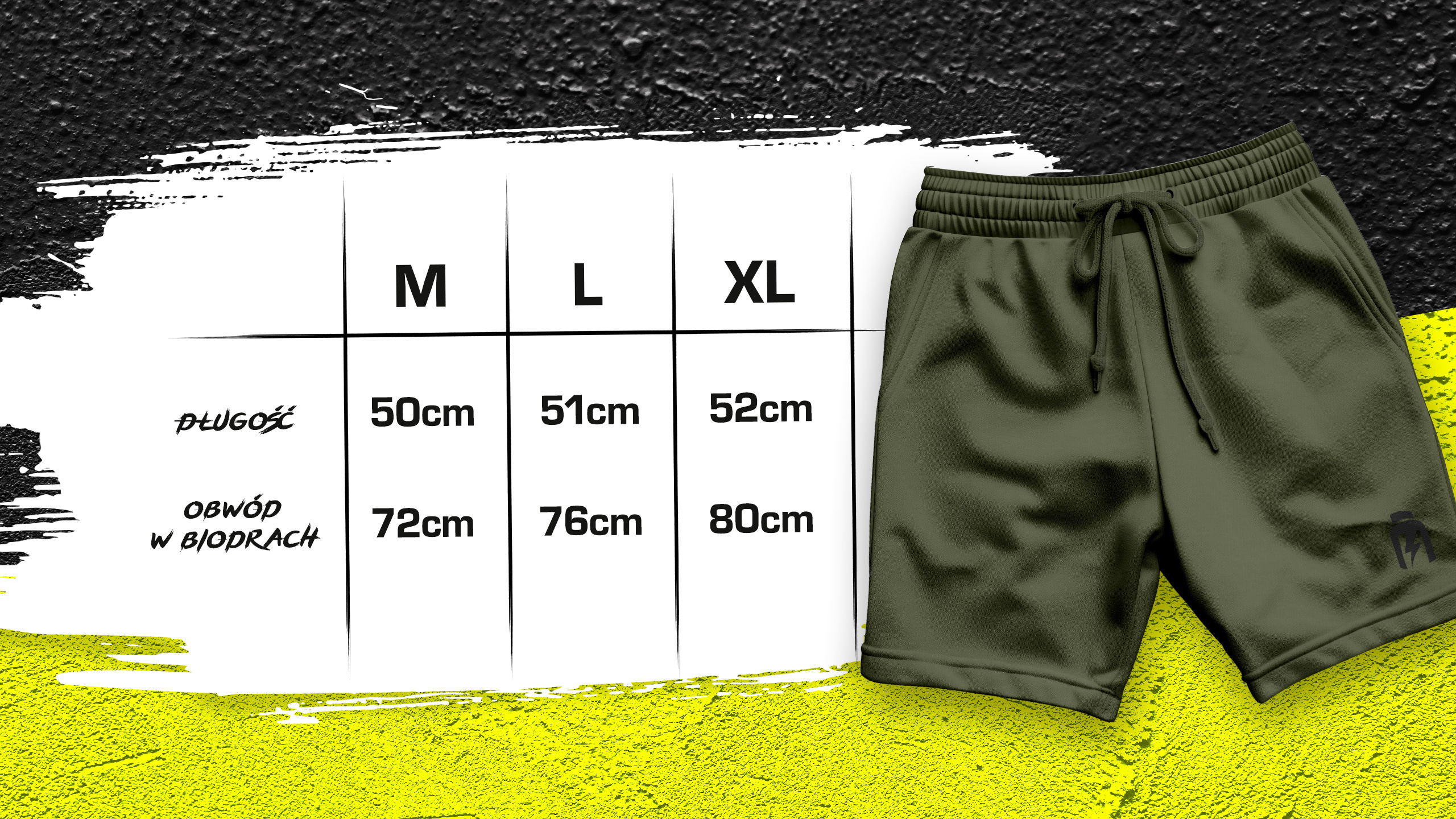 Hiro.Lab Khaki Green Shorts — zestaw 2x